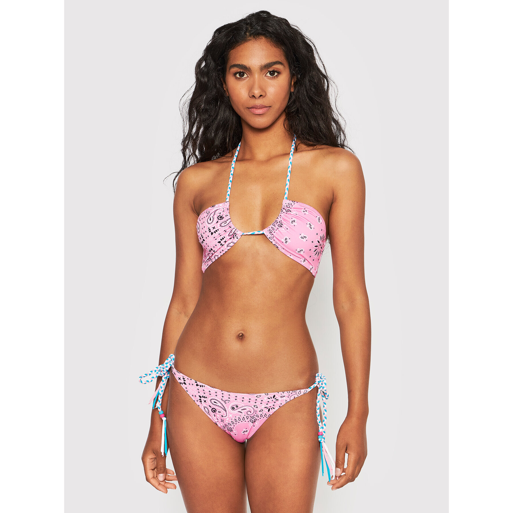 MC2 Saint Barth Bikini partea de jos Marielle MRL0001 03276B Roz - Pled.ro