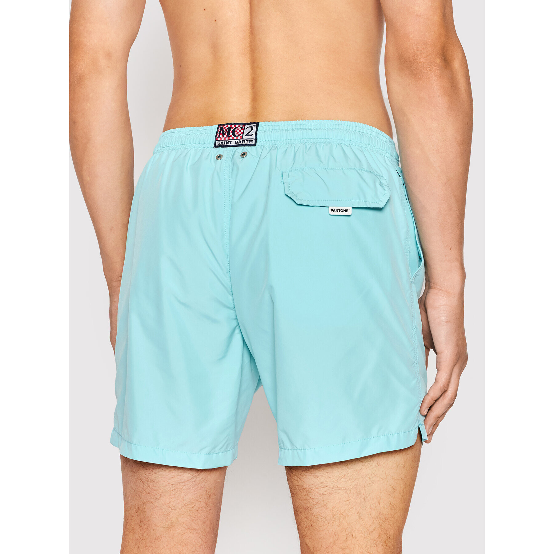 MC2 Saint Barth Pantaloni scurți pentru înot Lighting Pantone LIG0004 00812B Albastru Regular Fit - Pled.ro