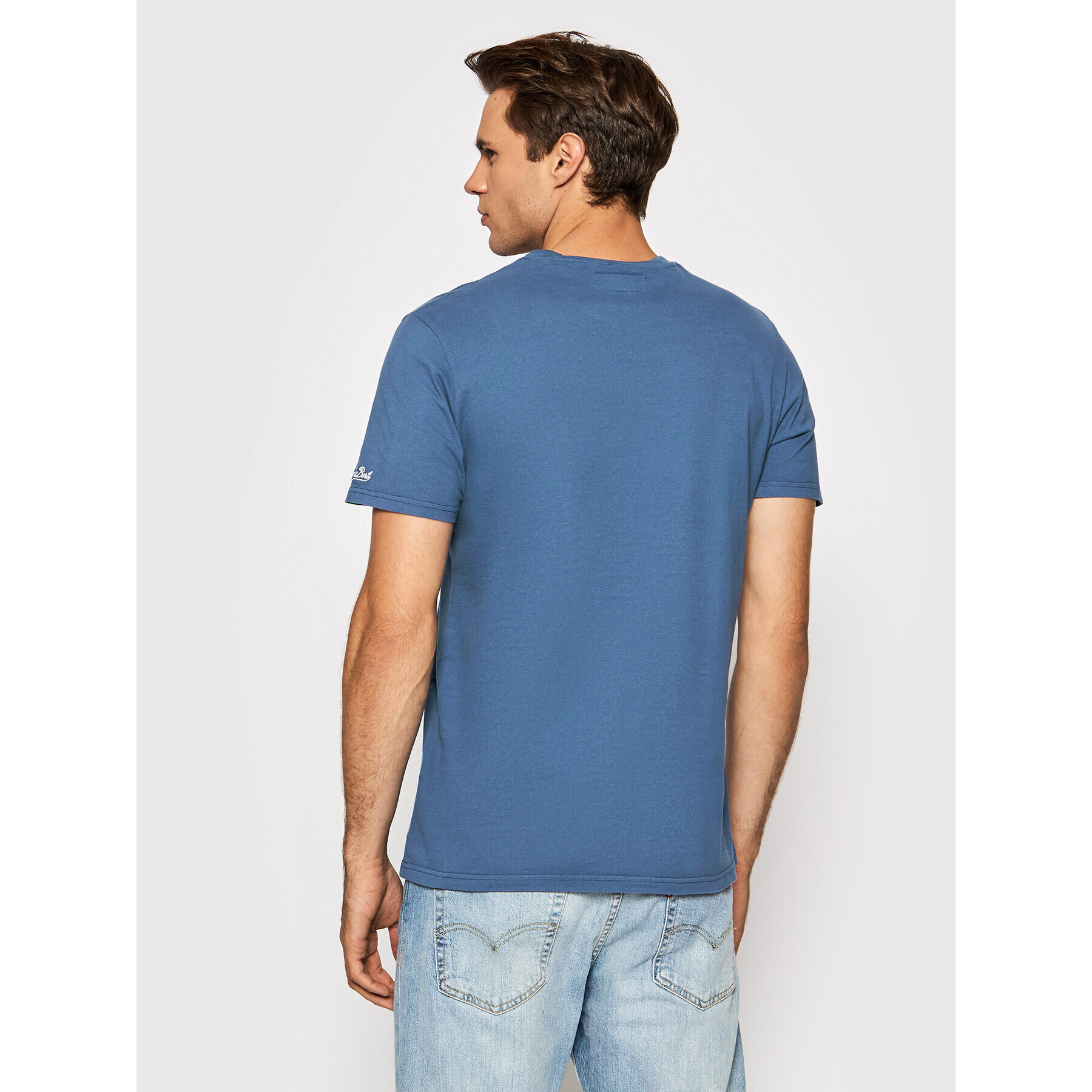 MC2 Saint Barth Tricou Arnott ARN0001 Albastru Regular Fit - Pled.ro