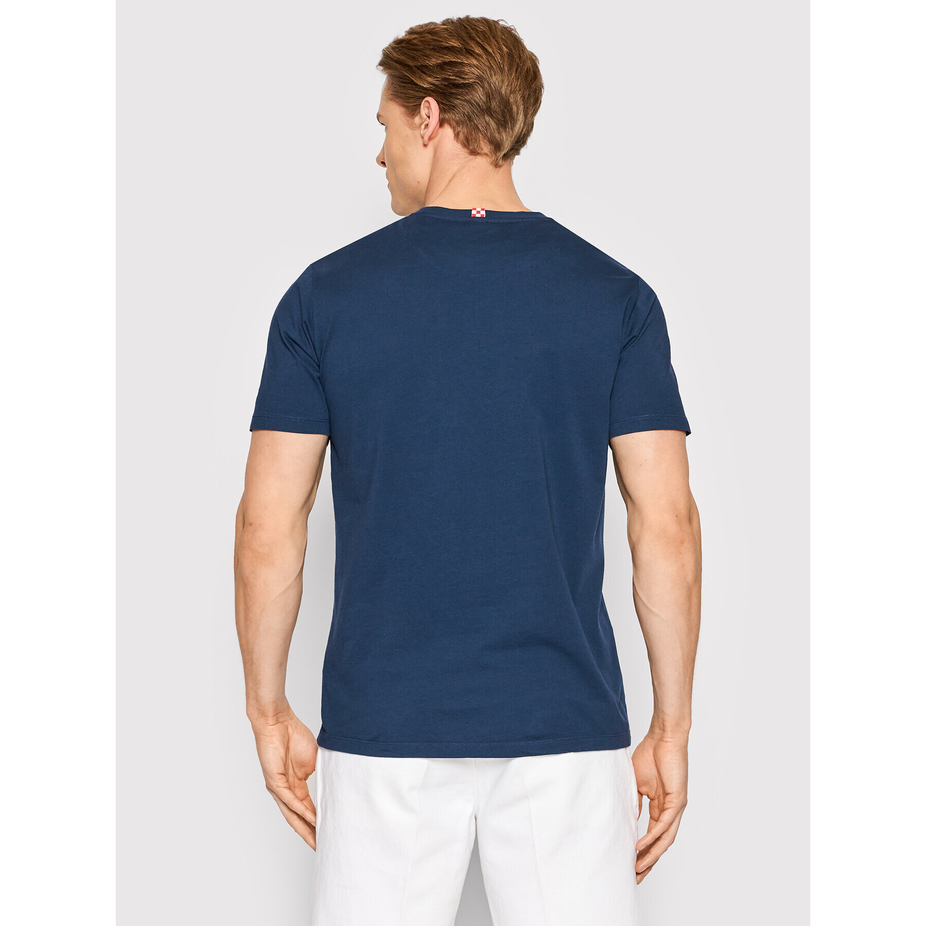 MC2 Saint Barth Tricou Blanche BLA0001 02915B Bleumarin Regular Fit - Pled.ro