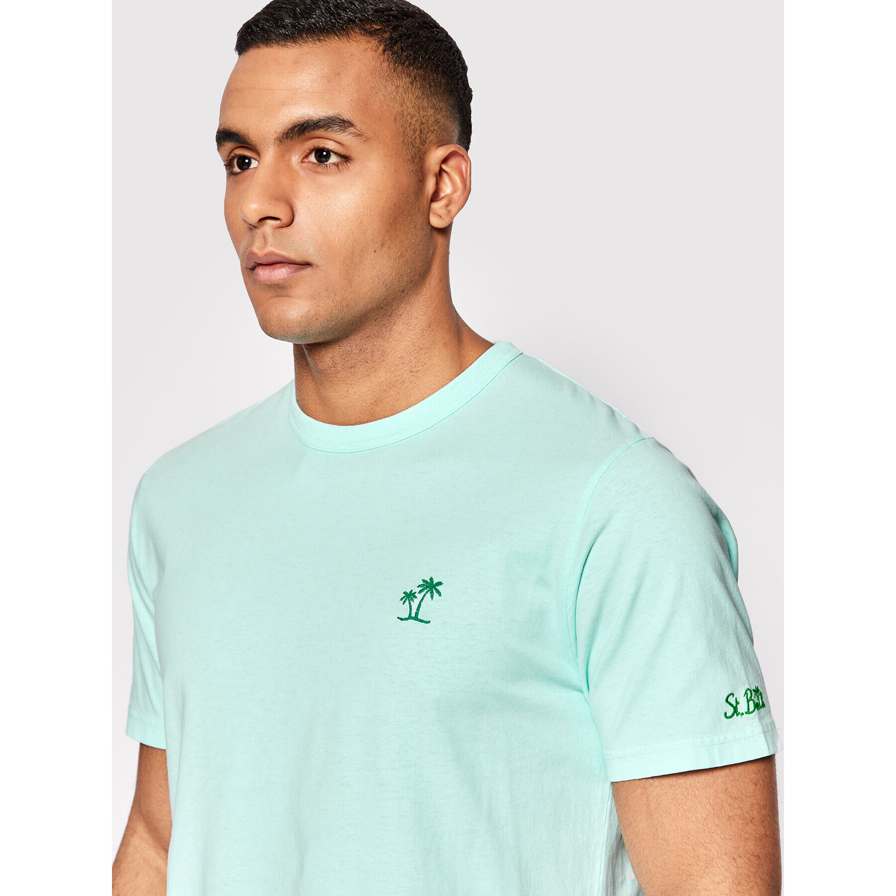 MC2 Saint Barth Tricou Dover DOV0001 00703B Verde Regular Fit - Pled.ro