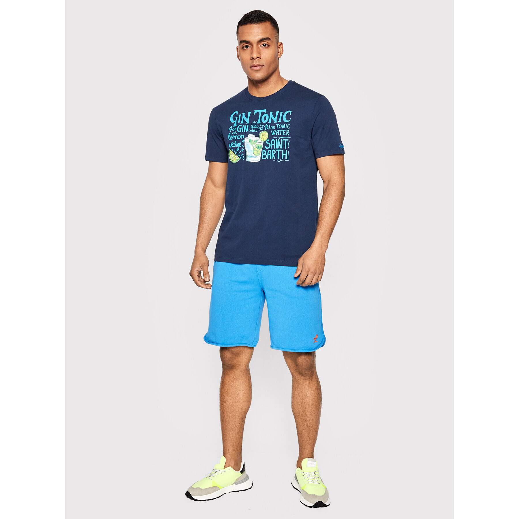 MC2 Saint Barth Tricou TSHM001 00500B Bleumarin Regular Fit - Pled.ro