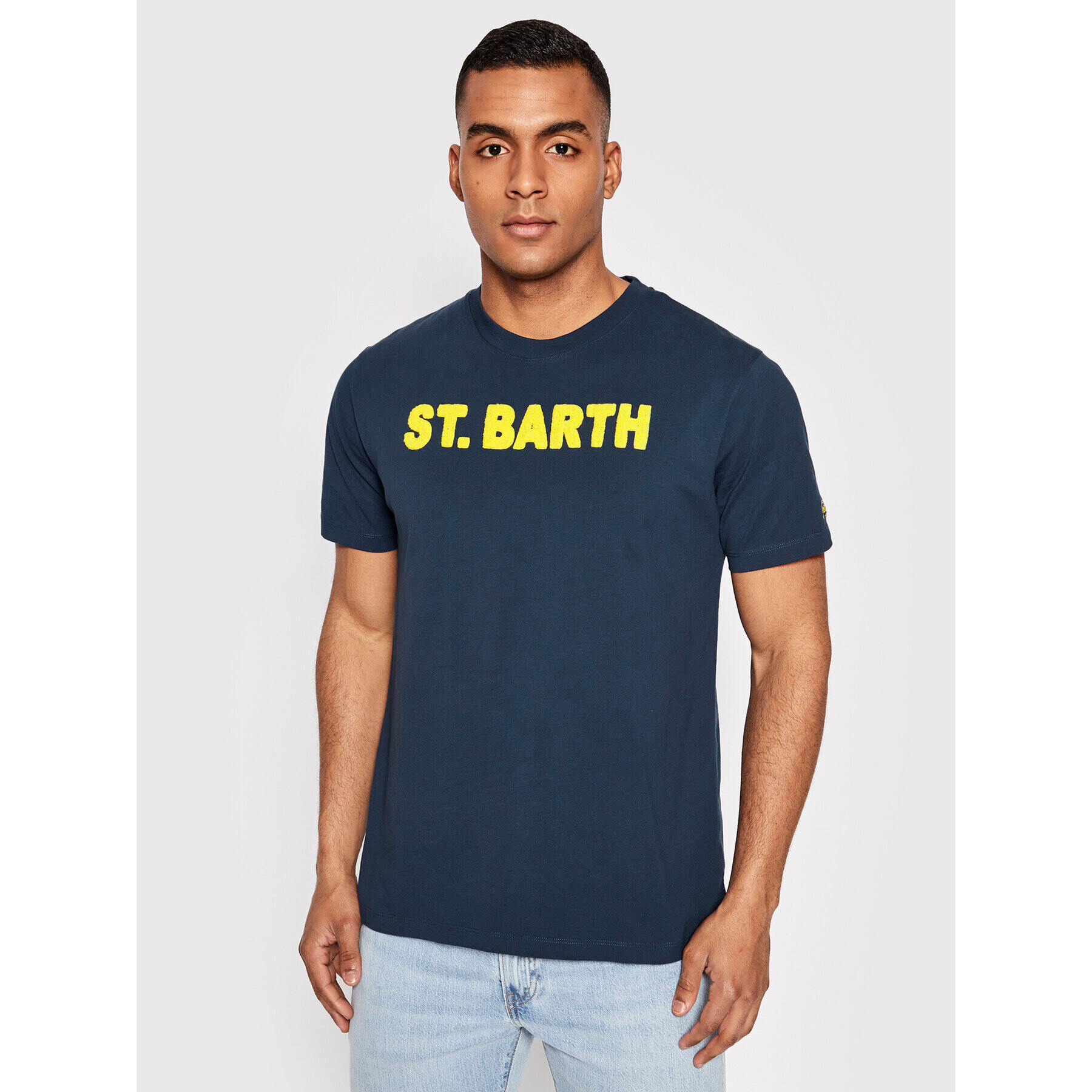 MC2 Saint Barth Tricou TSHM001 02872B Bleumarin Regular Fit - Pled.ro