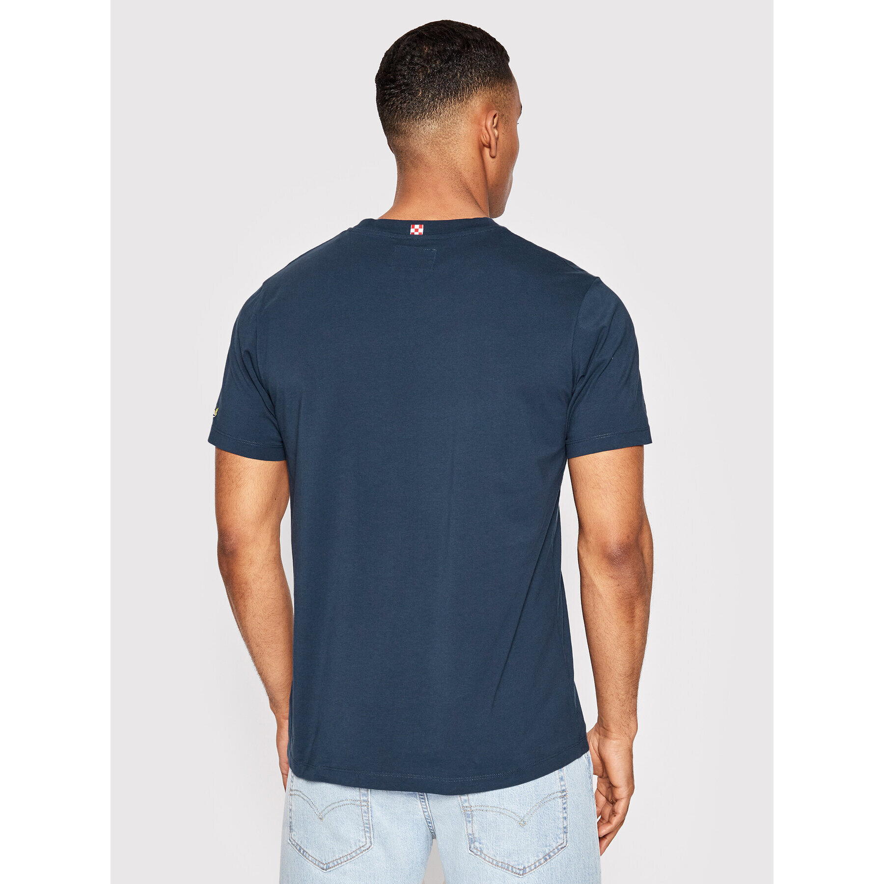 MC2 Saint Barth Tricou TSHM001 02872B Bleumarin Regular Fit - Pled.ro