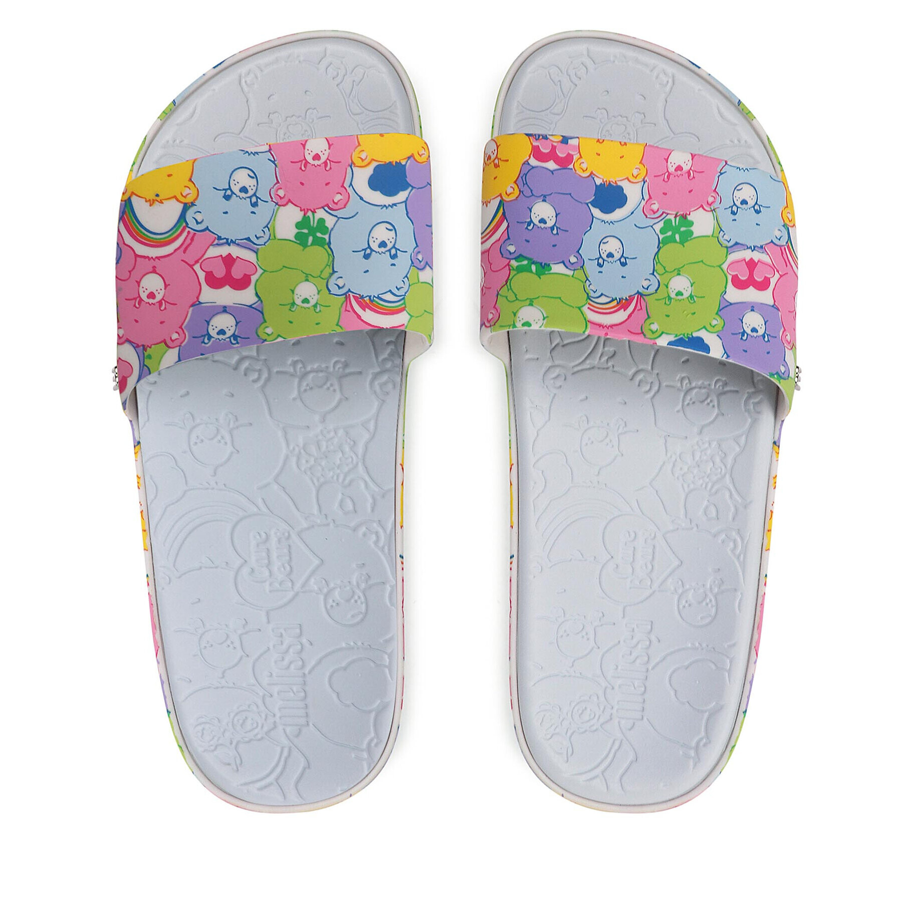 Melissa Șlapi Beach Slide Next Gen + Care Bears 33627 Colorat - Pled.ro