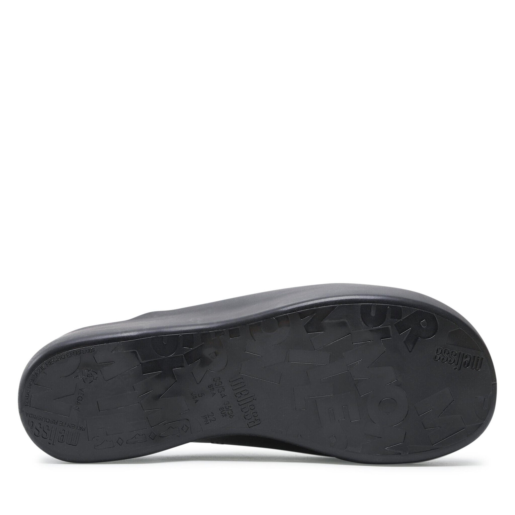 Melissa Șlapi Bubble Clog + Simon Miller 33601 Negru - Pled.ro