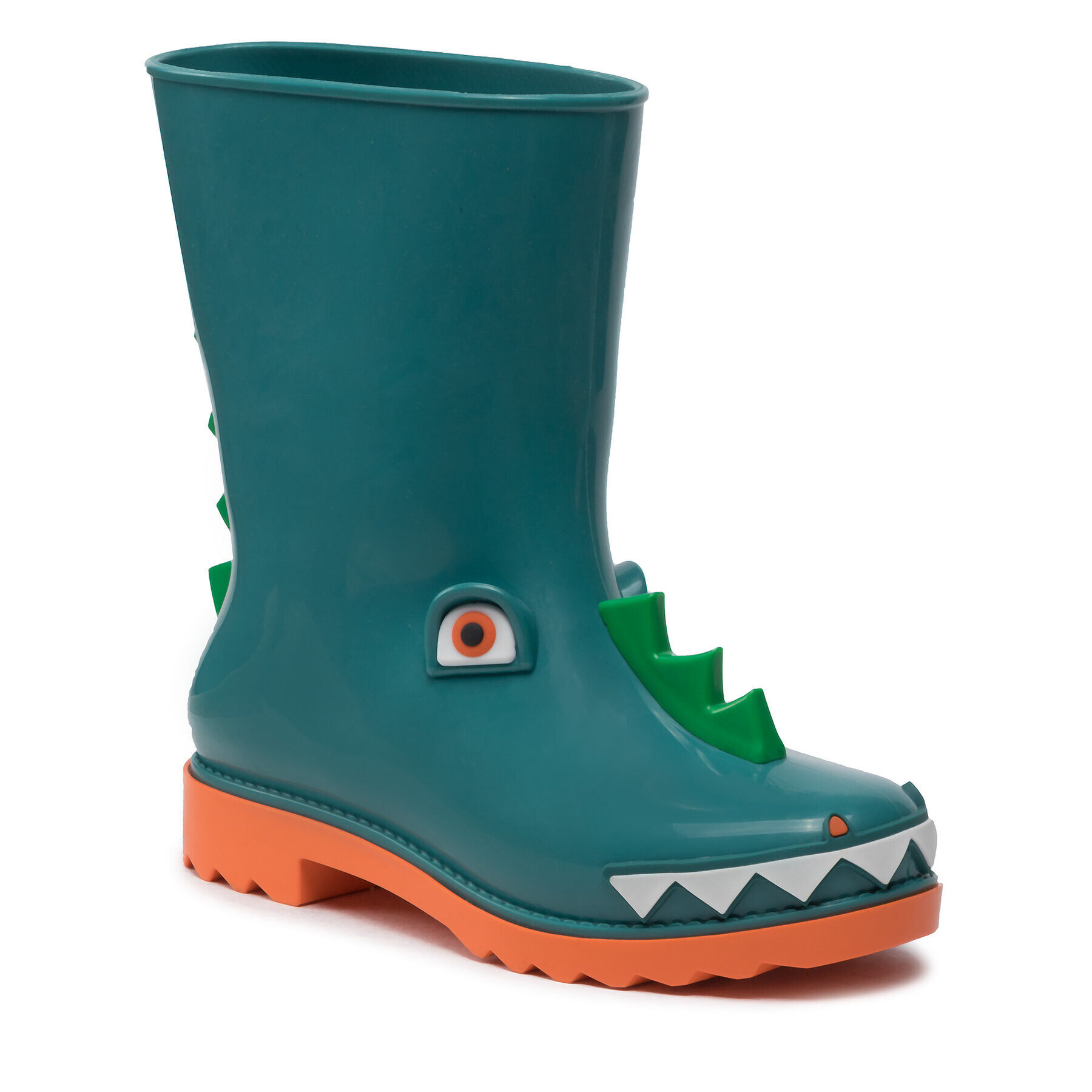 Melissa Cizme de cauciuc Mini Rain Boot + Fabul 33677 Verde - Pled.ro