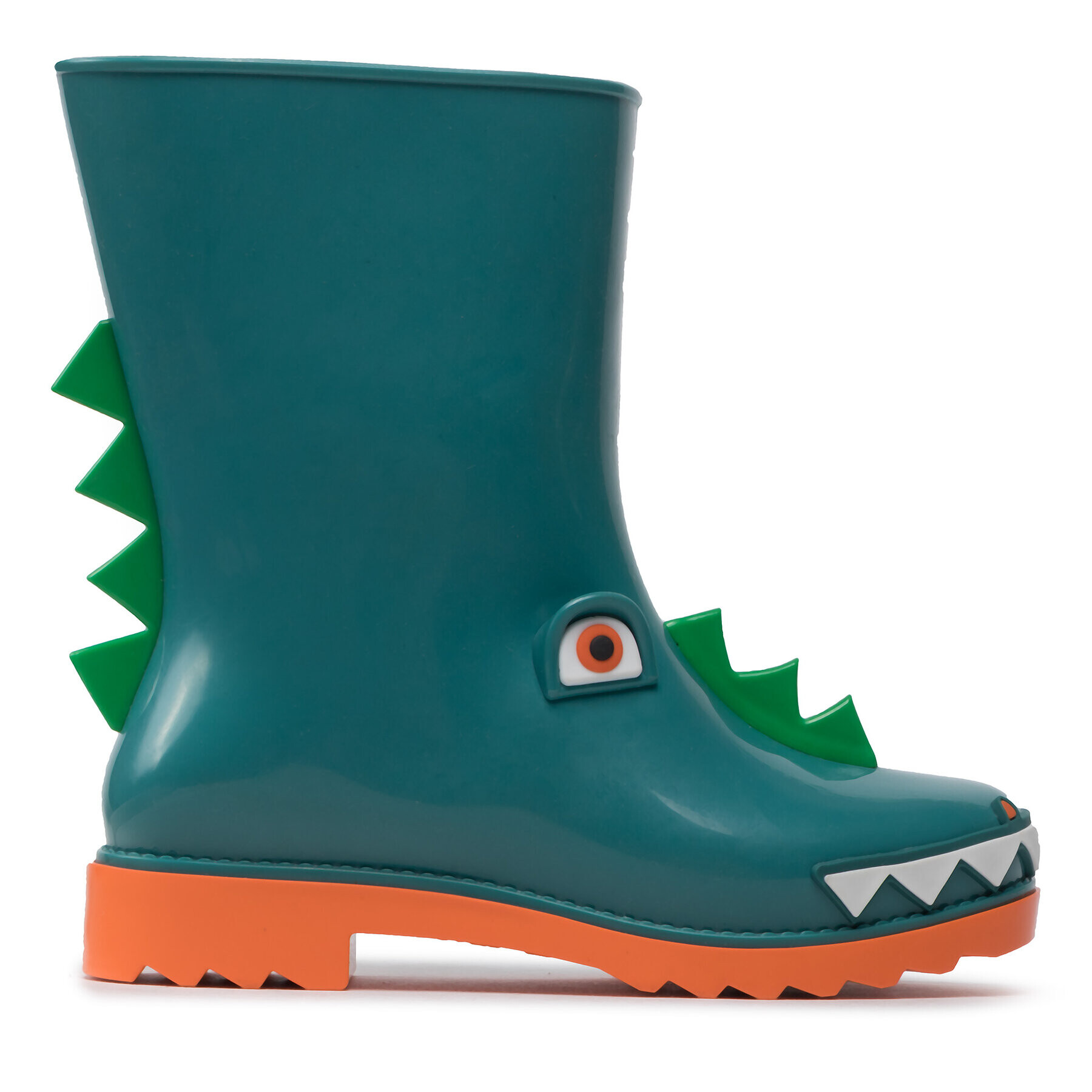 Melissa Cizme de cauciuc Mini Rain Boot + Fabul 33677 Verde - Pled.ro