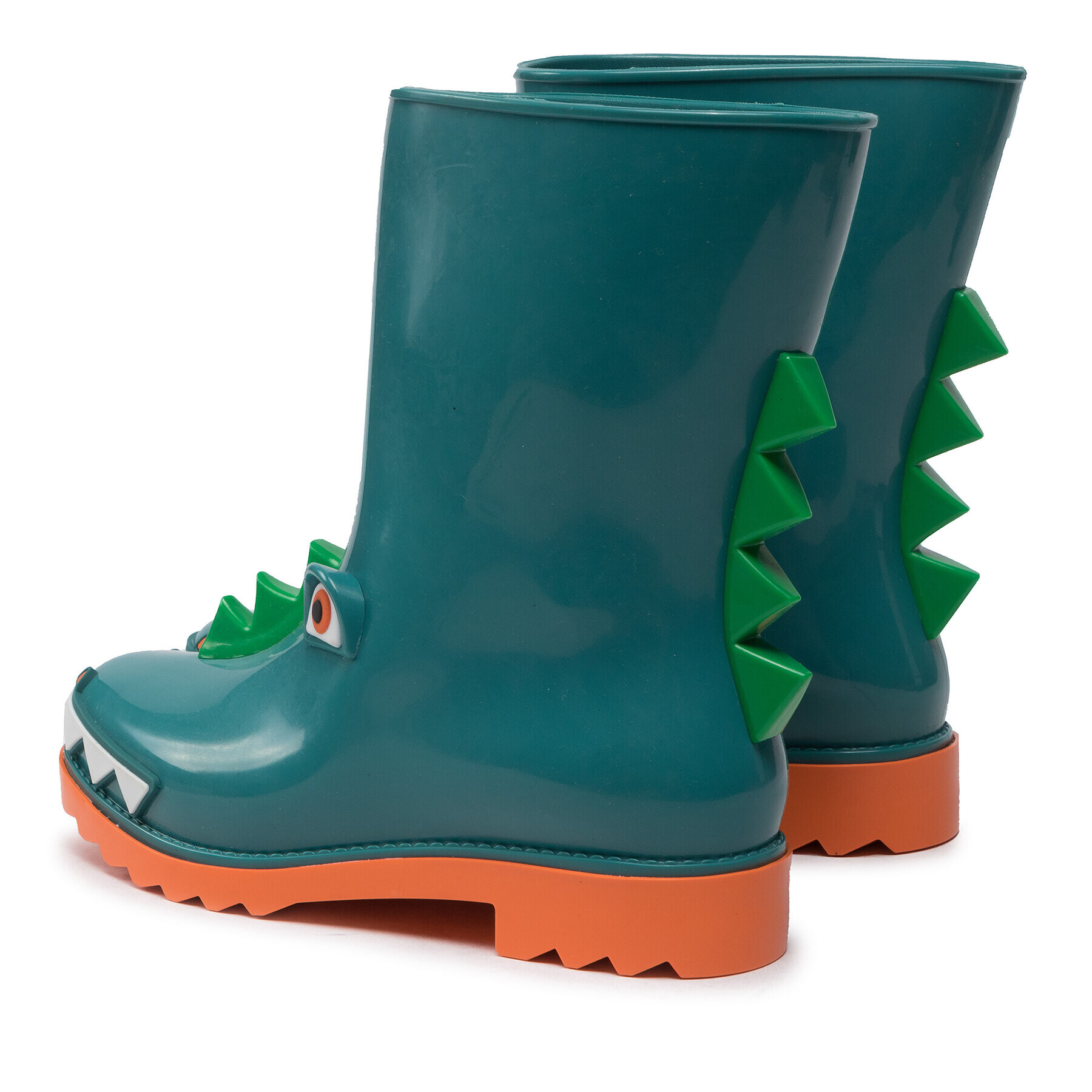 Melissa Cizme de cauciuc Mini Rain Boot + Fabul 33677 Verde - Pled.ro