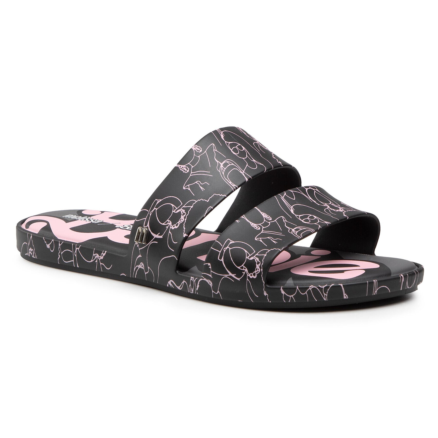 Melissa Șlapi Color Pop Barbie Ad 33338 Negru - Pled.ro