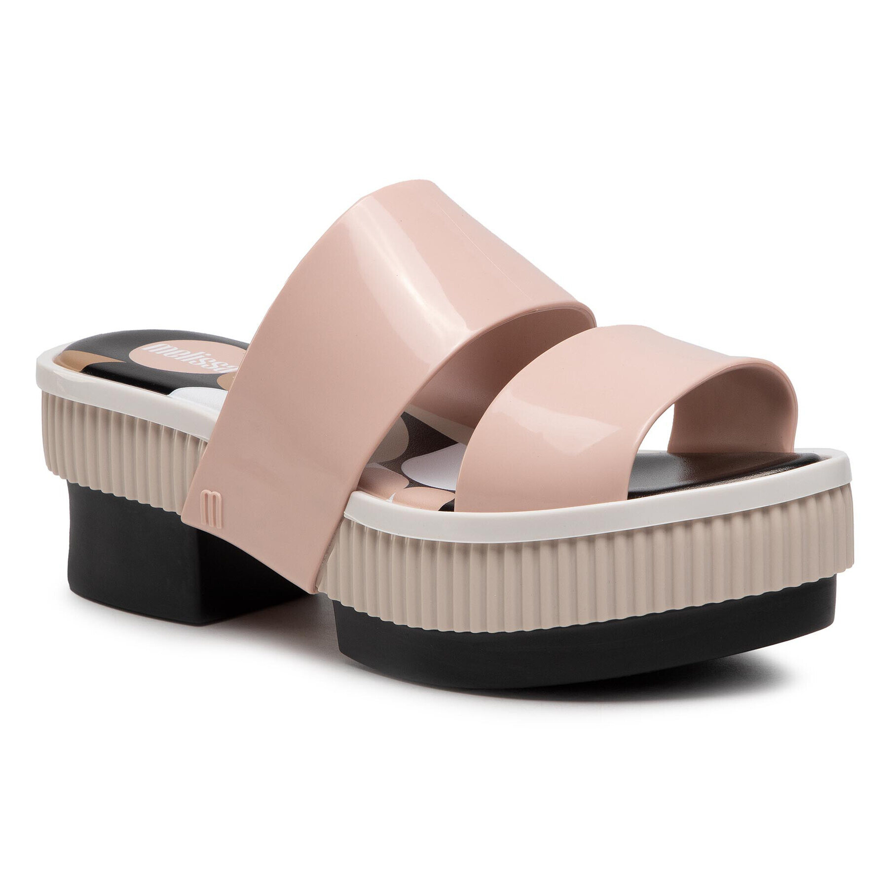 Melissa Șlapi Geometric Rupture + Ca 32876 Roz - Pled.ro