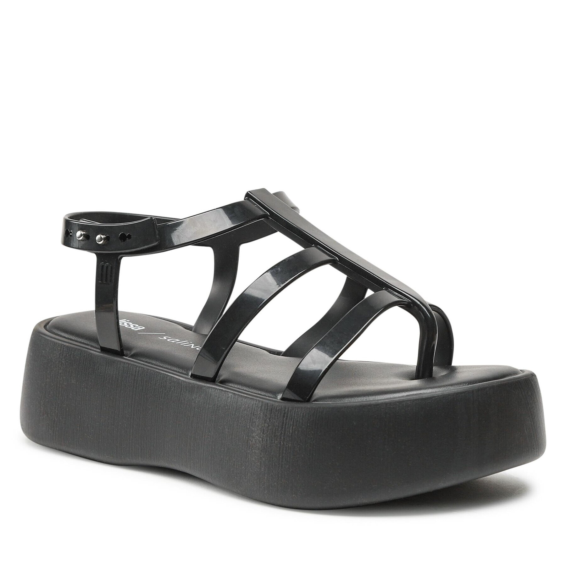 Melissa Sandale Caribe High Paltform + 33732 Negru - Pled.ro