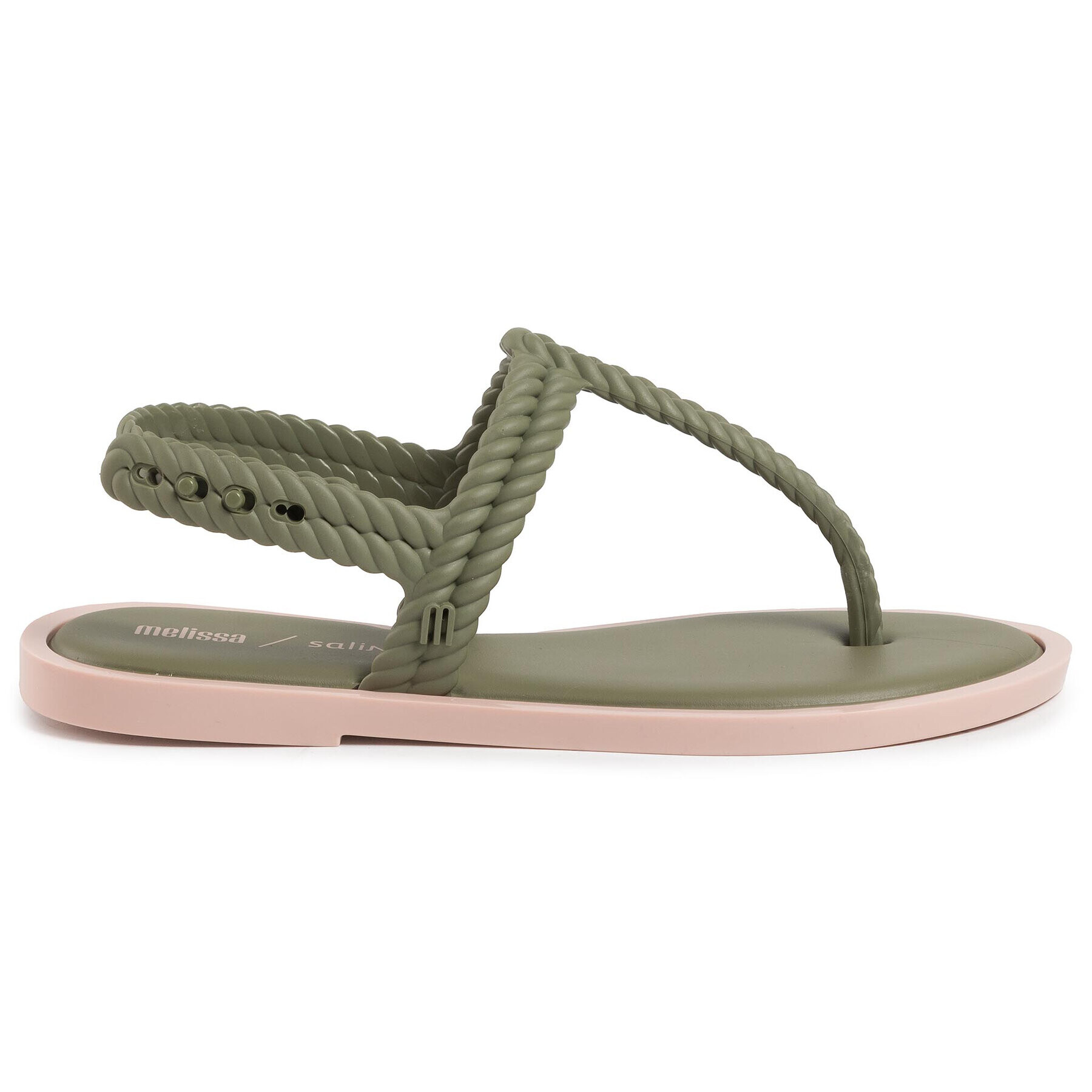 Melissa Sandale Flash Sandal + Salinas 32630 Verde - Pled.ro