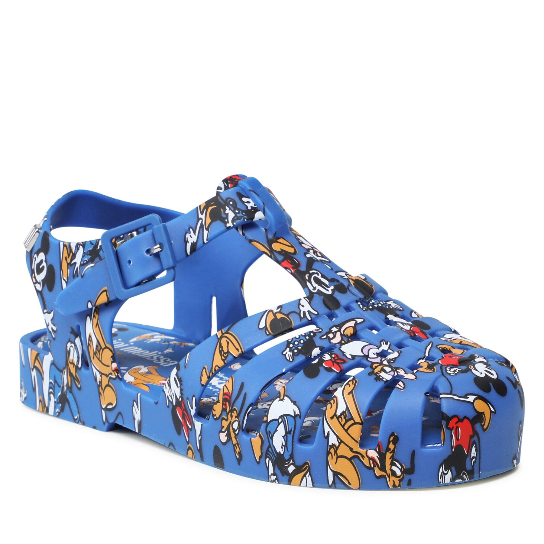 Melissa Sandale Mini Possession Print 33444 Albastru - Pled.ro