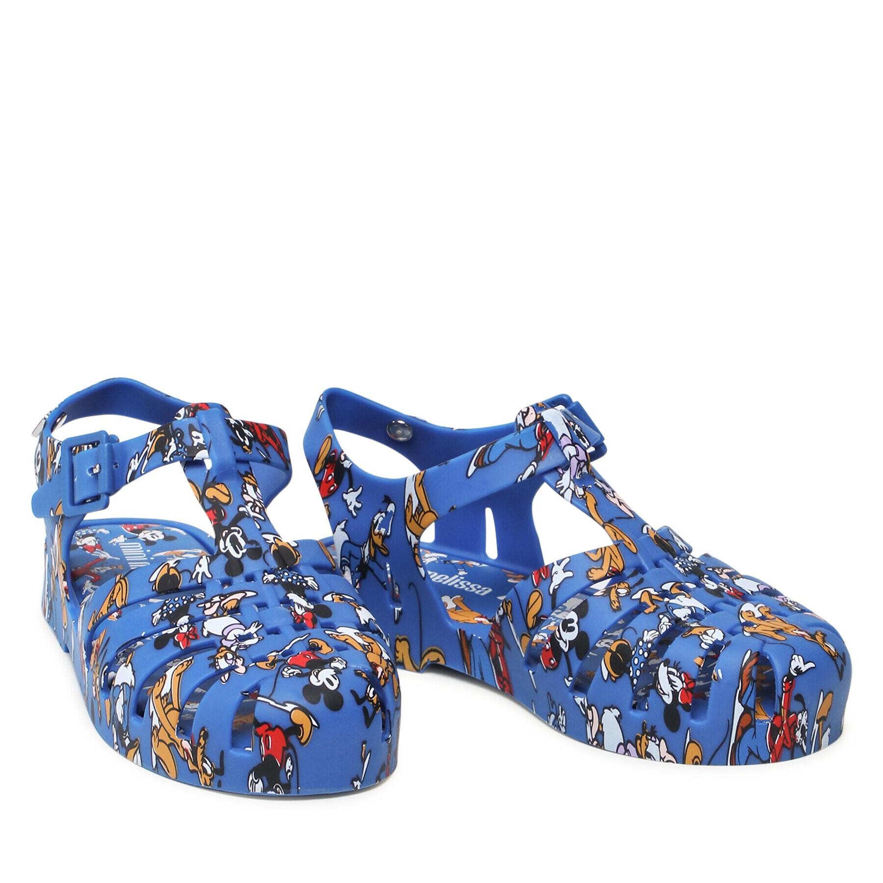 Melissa Sandale Mini Possession Print 33444 Albastru - Pled.ro