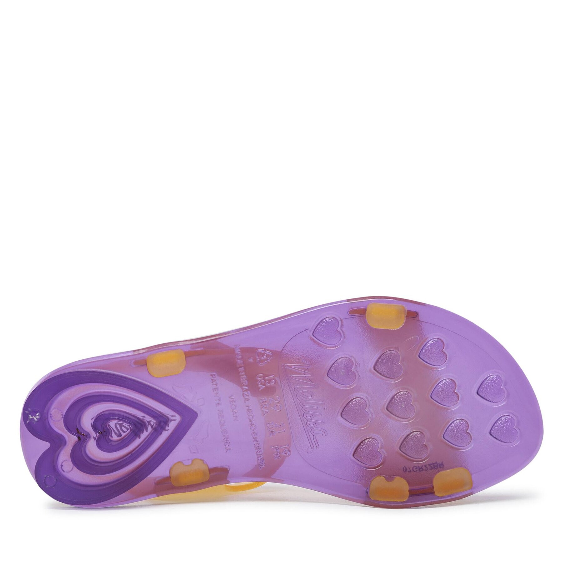 Melissa Sandale Mini The Real Jelly Pa 33743 Portocaliu - Pled.ro