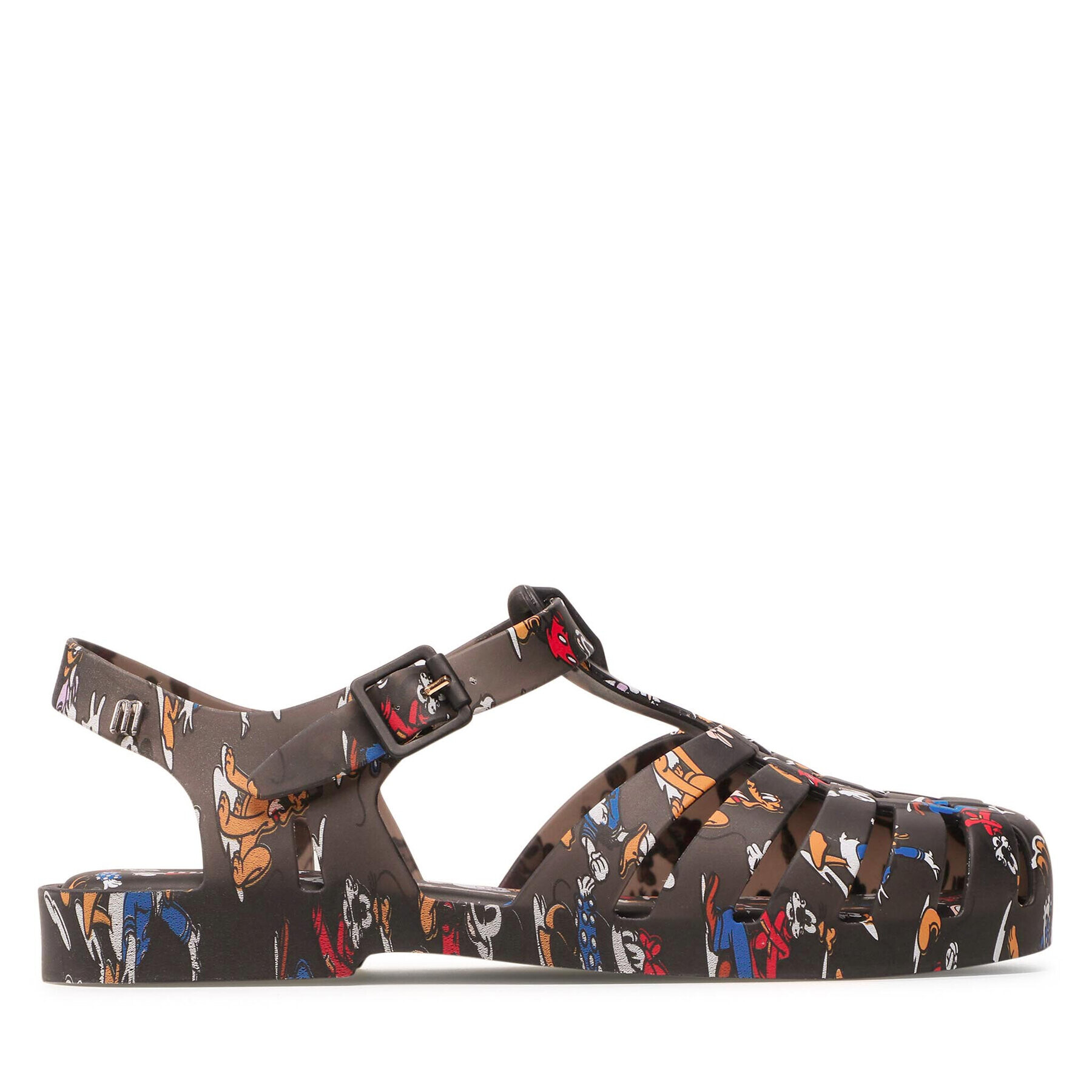 Melissa Sandale Possession Print + Mic 33443 Negru - Pled.ro