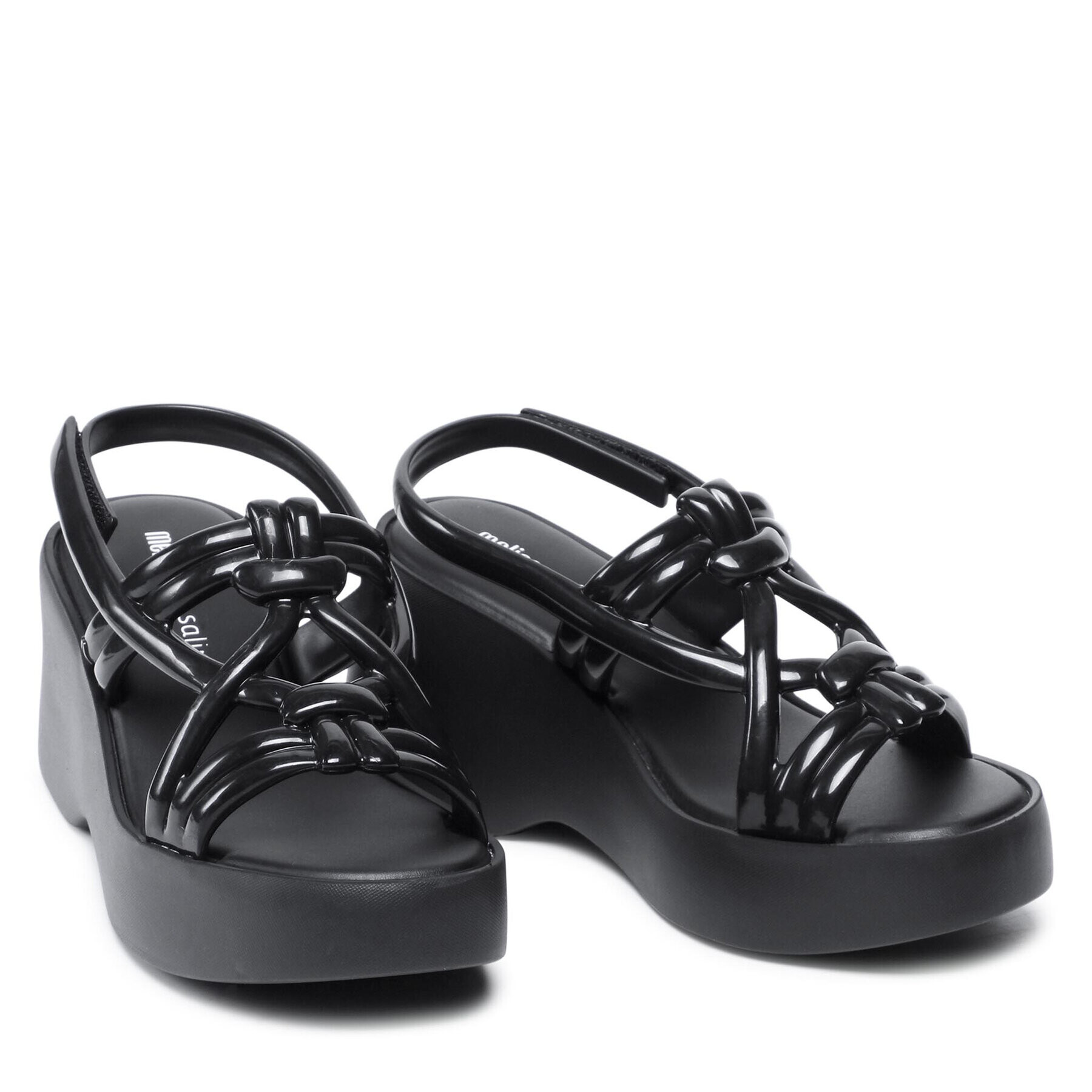 Melissa Sandale Sand + Salinas Ad 33436 Negru - Pled.ro