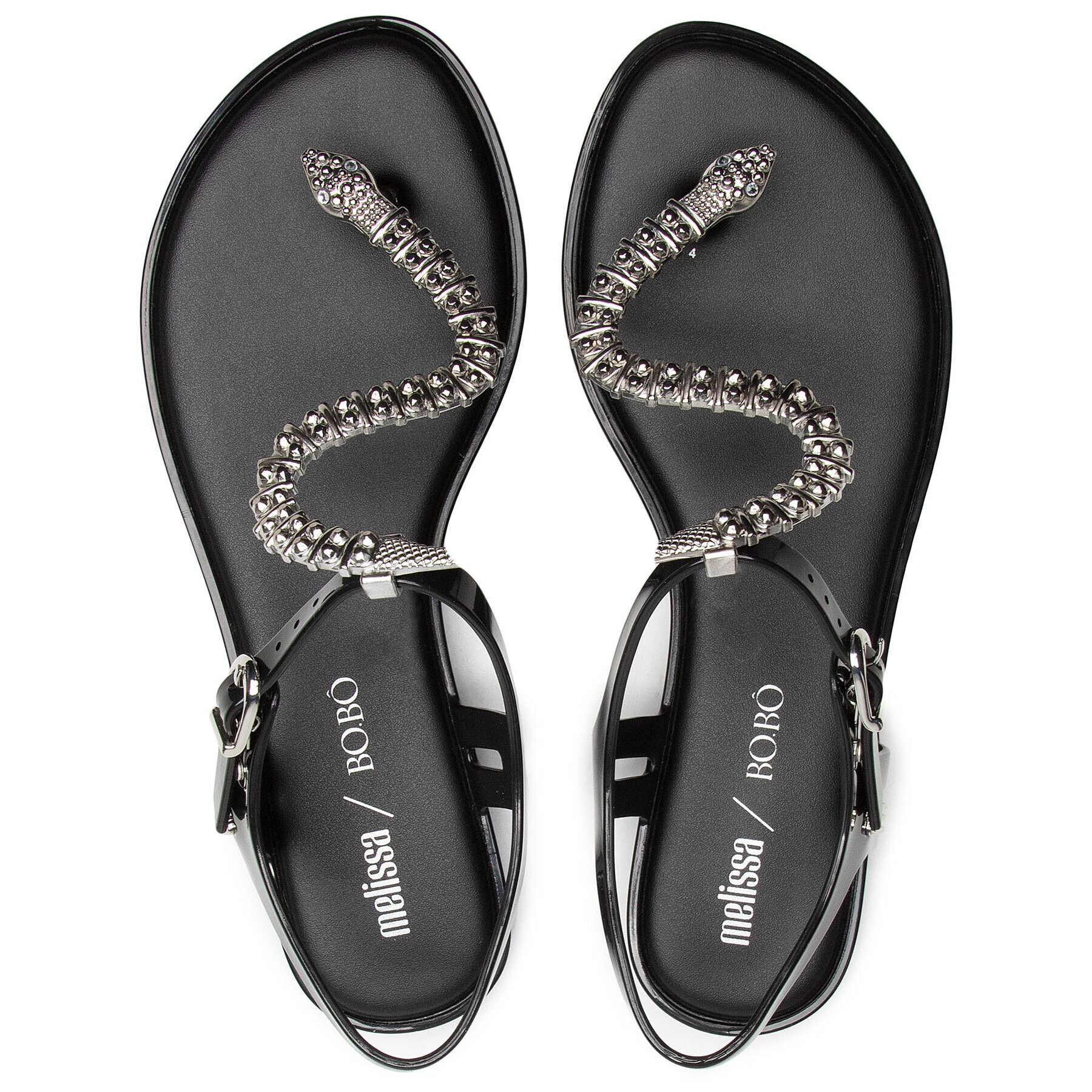 Melissa Sandale Solar + Bo.Bo Ad 33283 Negru - Pled.ro