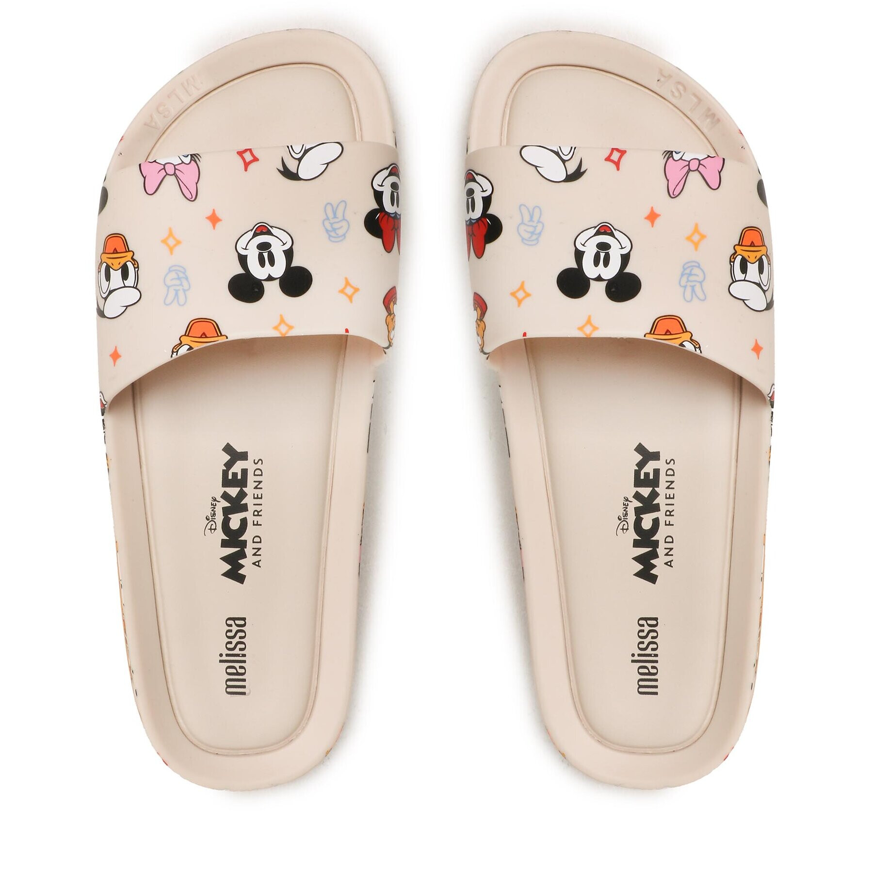 Melissa Șlapi Beach Slide + Mickey A 33759 Bej - Pled.ro