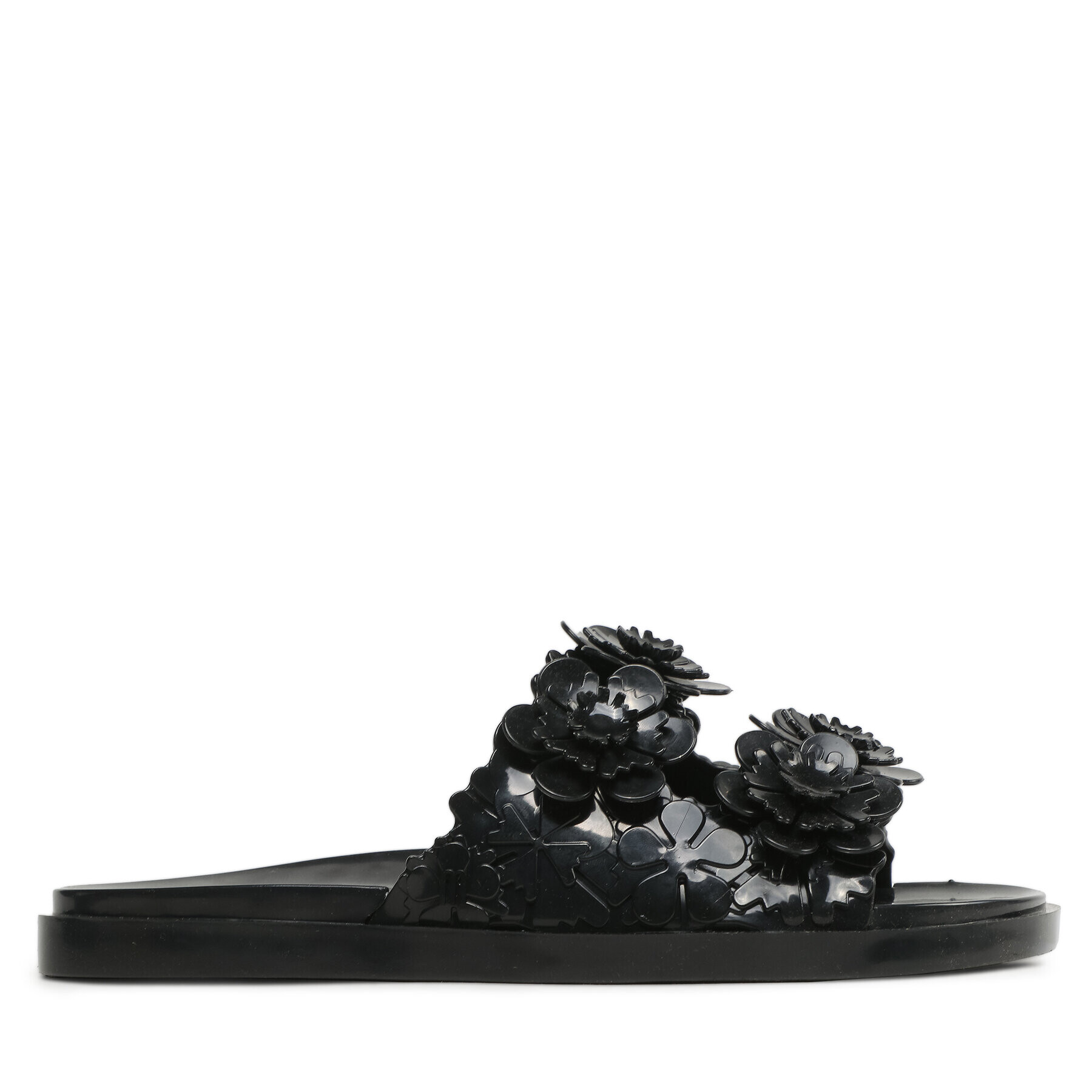 Melissa Șlapi Wide Blossom V&R Ad 33512 Negru - Pled.ro