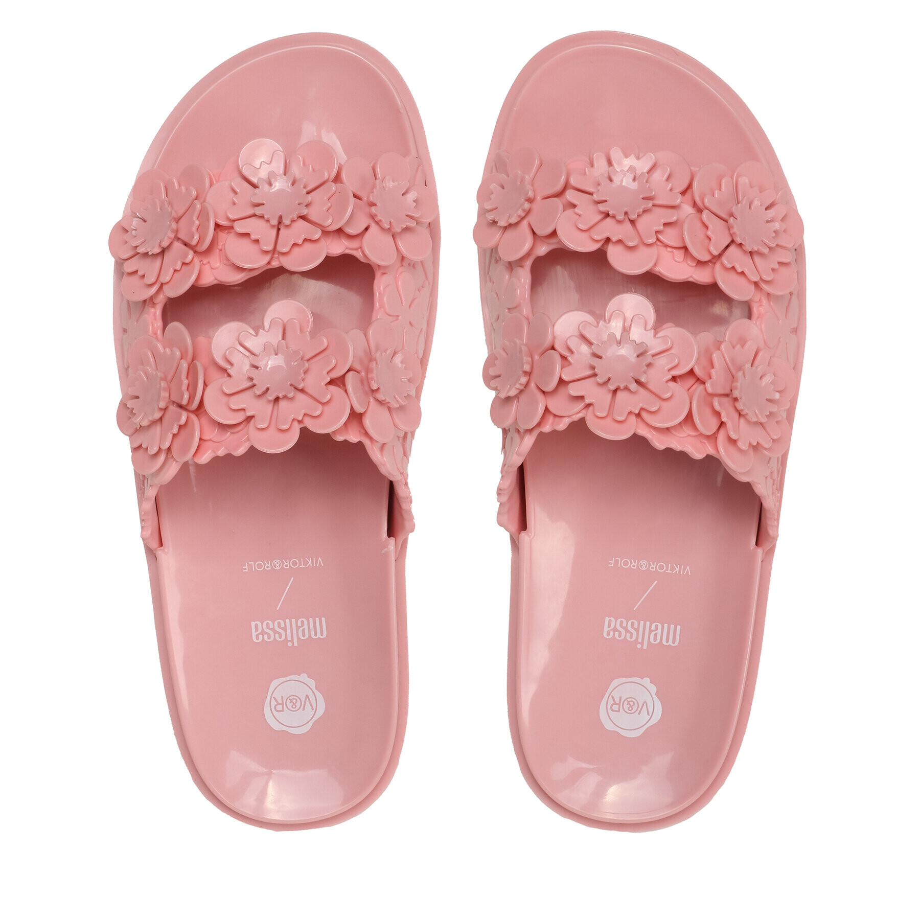 Melissa Șlapi Wide Blossom V&R Ad 33512 Roz - Pled.ro