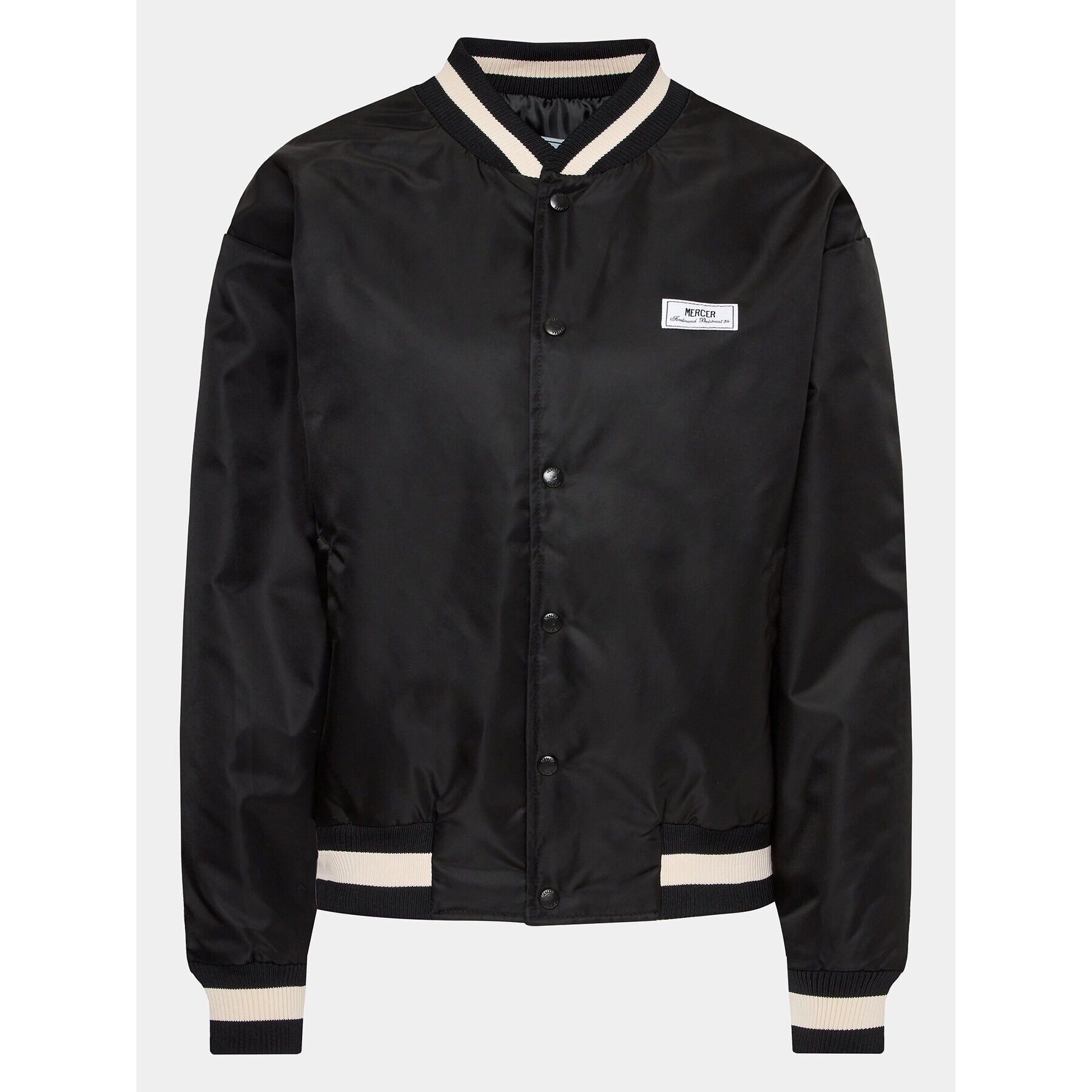 Mercer Amsterdam Geacă bomber Unisex Re-Varsity MEAP231010 Negru Regular Fit - Pled.ro