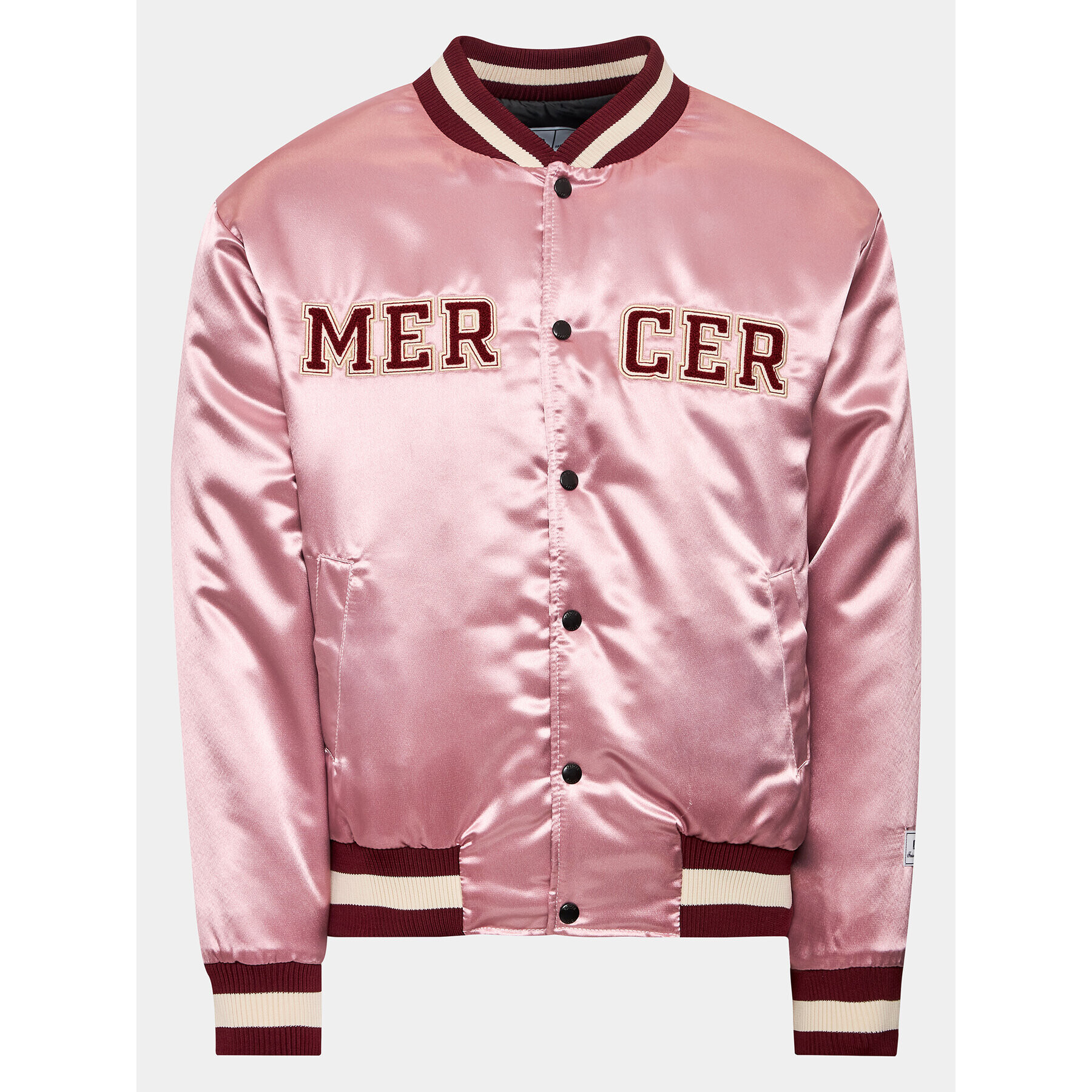 Mercer Amsterdam Geacă bomber Unisex The Varsity MEAP213099 Roz Loose Fit - Pled.ro