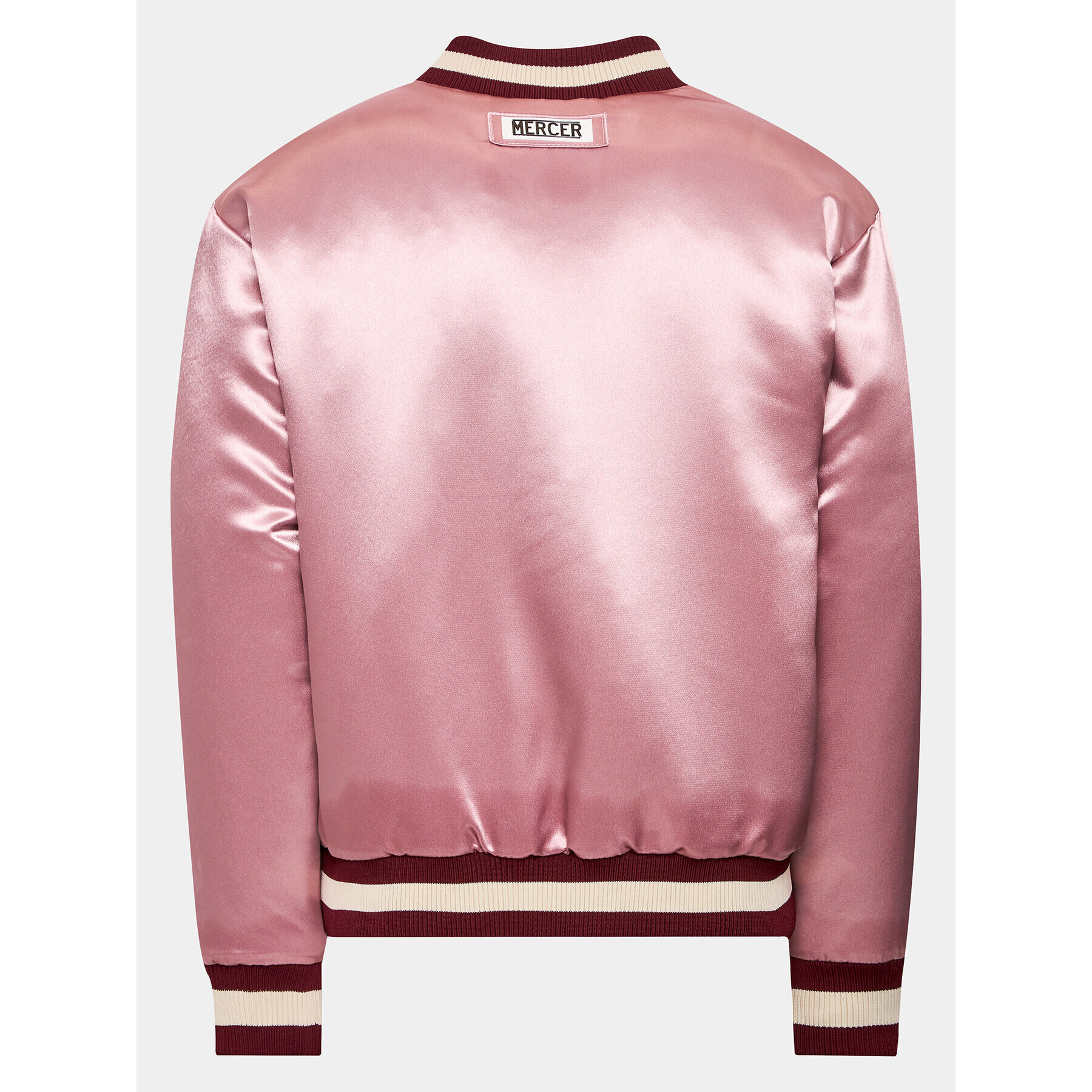 Mercer Amsterdam Geacă bomber Unisex The Varsity MEAP213099 Roz Loose Fit - Pled.ro