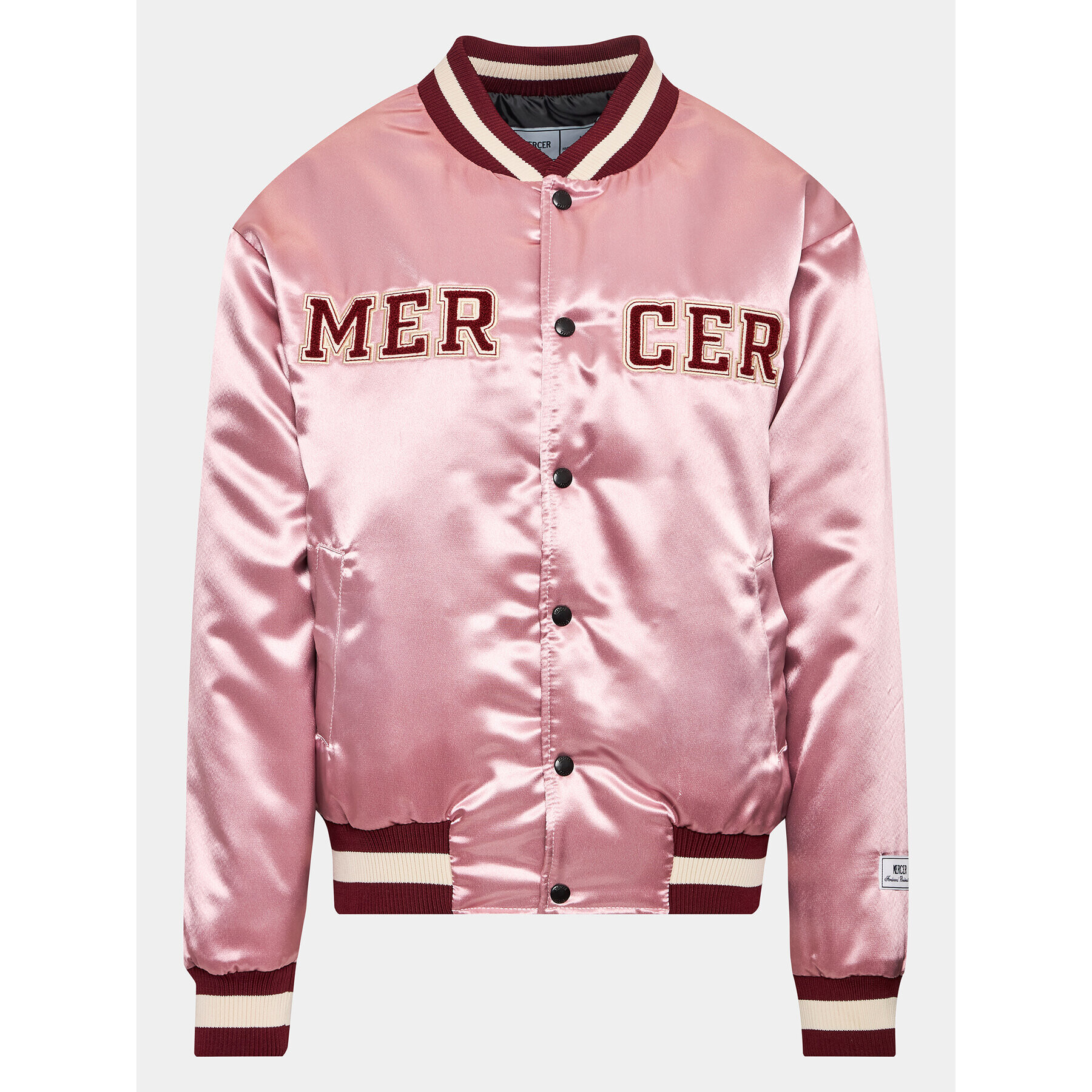 Mercer Amsterdam Geacă bomber Unisex The Varsity MEAP213099 Roz Loose Fit - Pled.ro