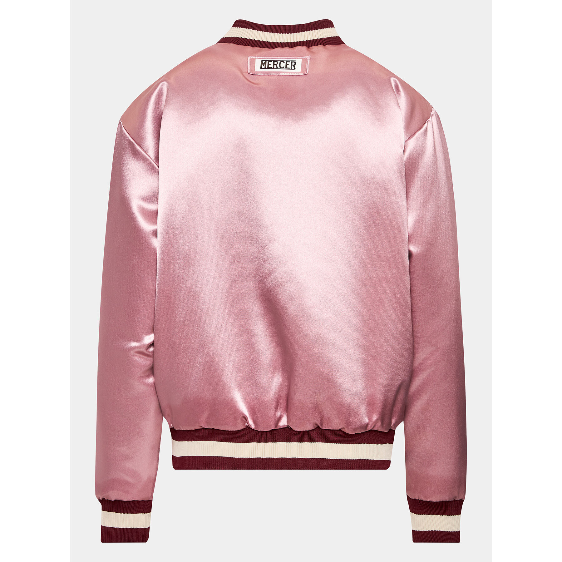 Mercer Amsterdam Geacă bomber Unisex The Varsity MEAP213099 Roz Loose Fit - Pled.ro