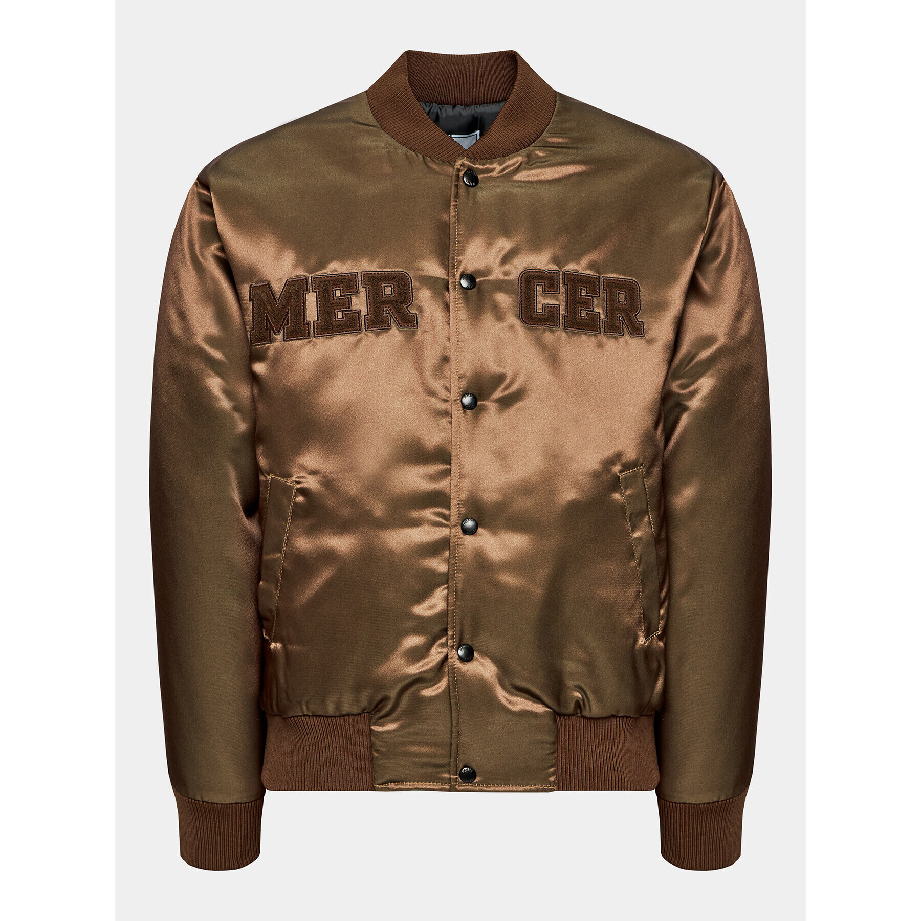 Mercer Amsterdam Geacă bomber Unisex The Varsity MEAP233003 Maro Classic Fit - Pled.ro