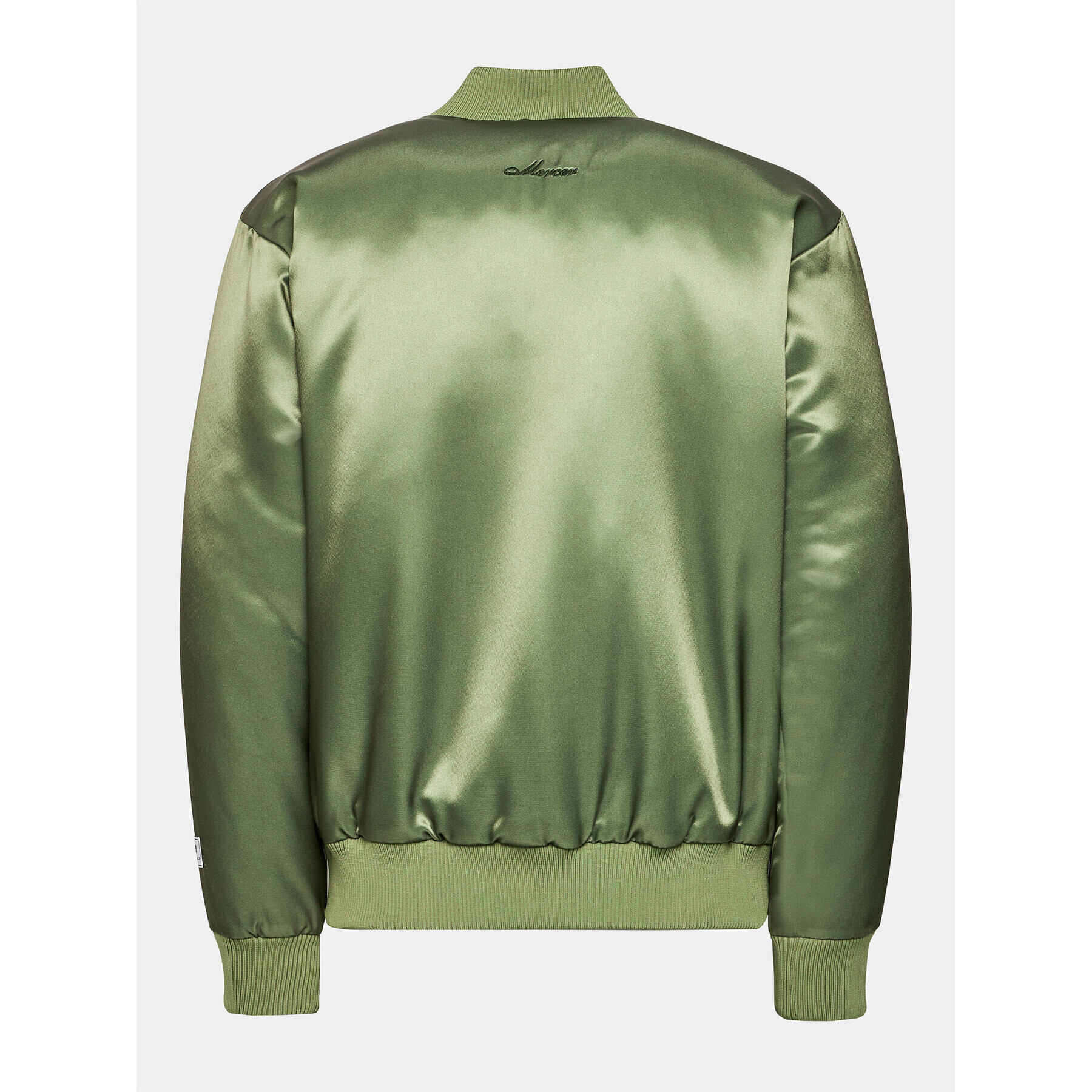 Mercer Amsterdam Geacă bomber Unisex The Varsity MEAP233003 Verde Classic Fit - Pled.ro