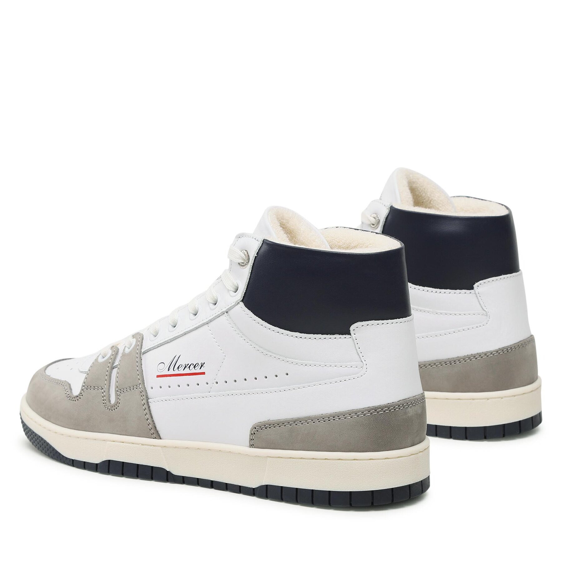 Mercer Amsterdam Sneakers The Brooklyn High ME231014 Alb - Pled.ro