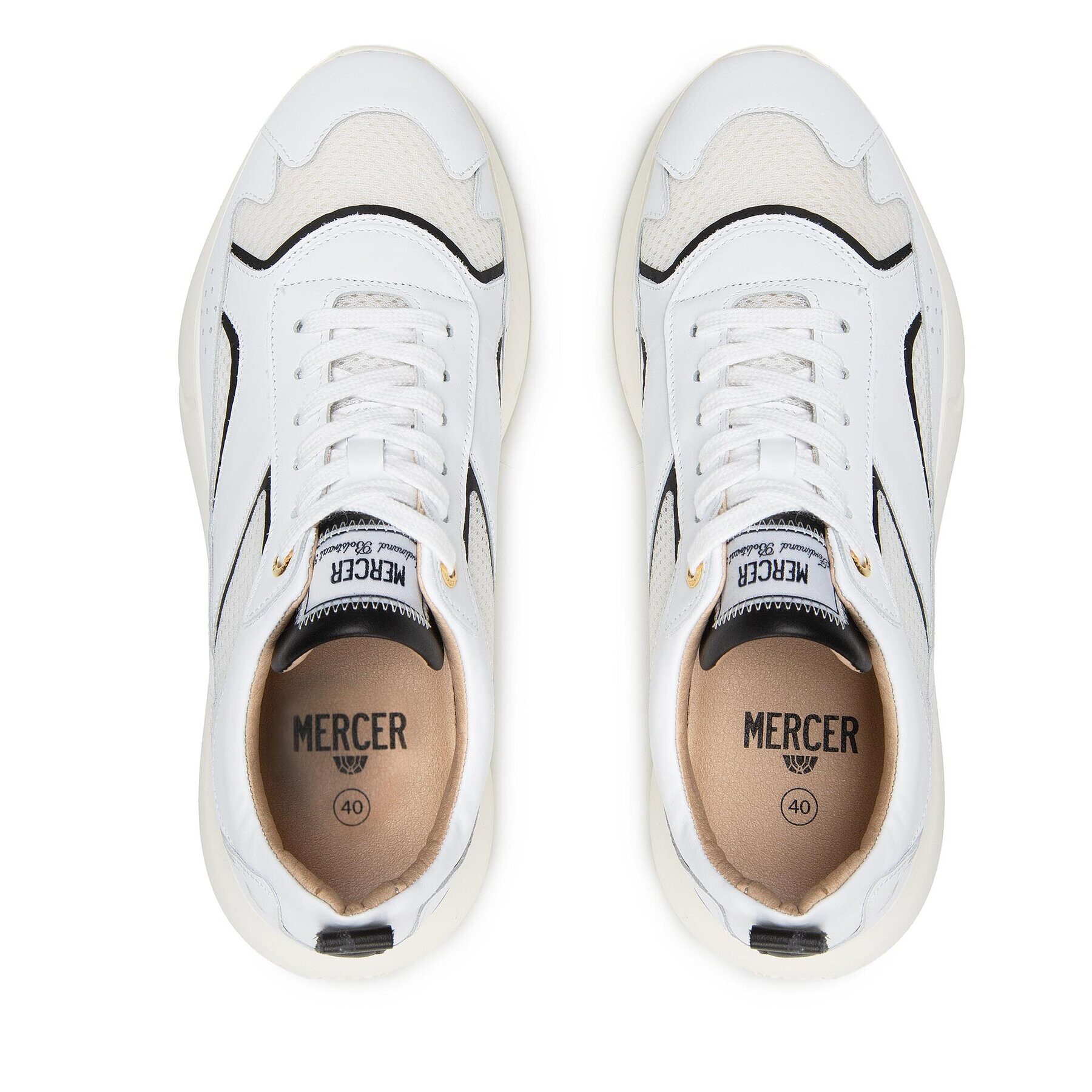 Mercer Amsterdam Sneakers The W3RD ME223016 Alb - Pled.ro