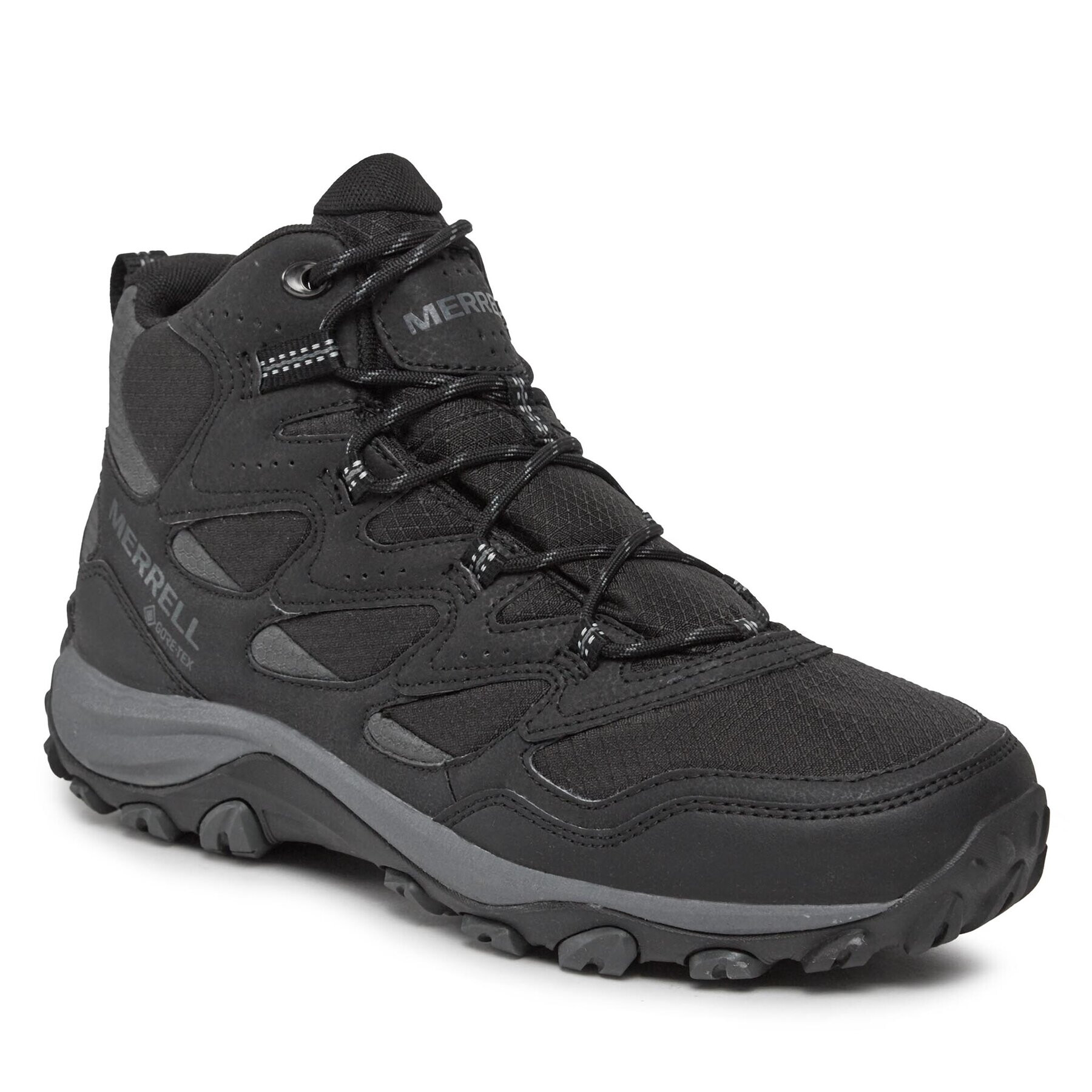 Merrell Trekkings West Rim Mid Gtx GORE-TEX J036519 Negru - Pled.ro