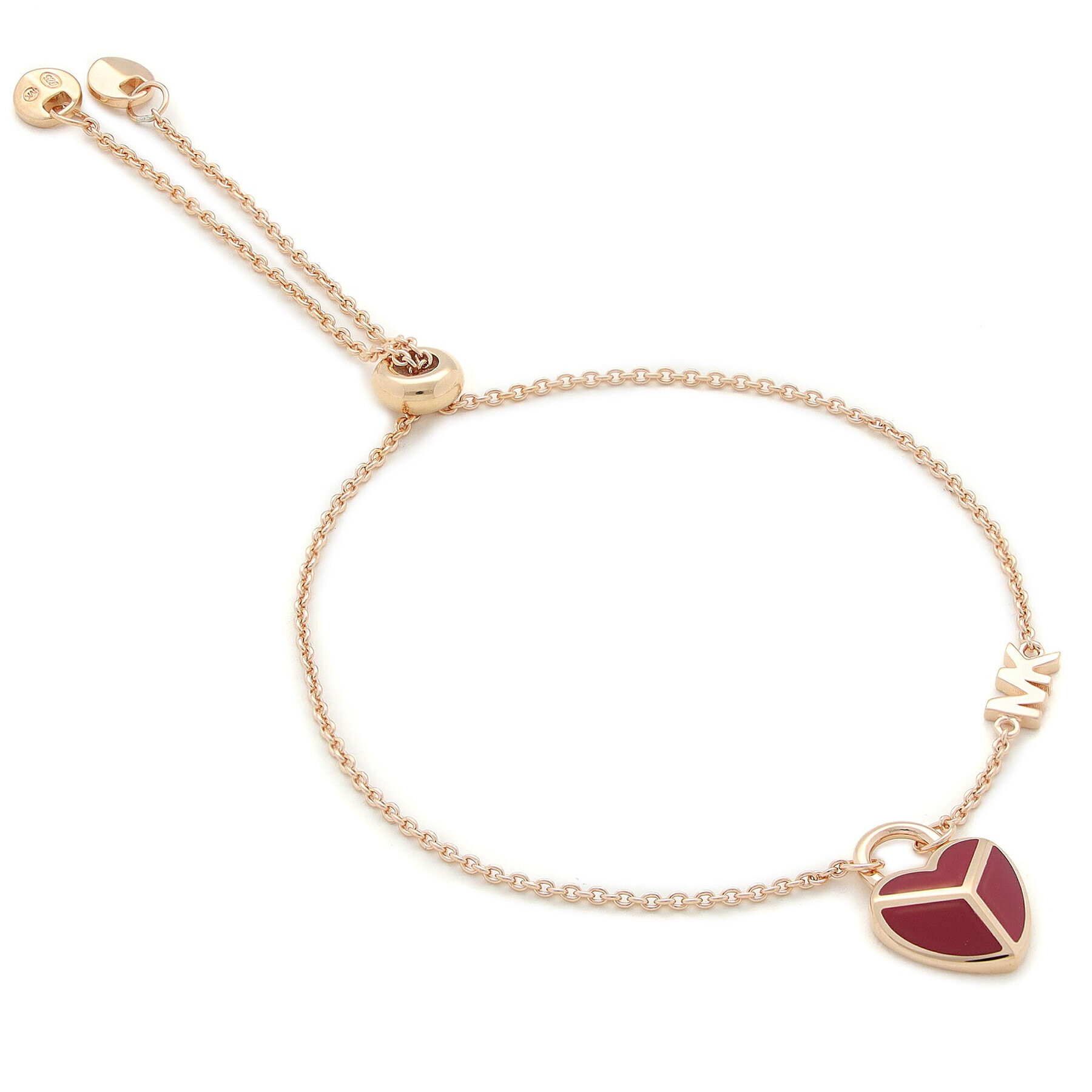 Michael Kors Brățară Enamel Heart Slider MKC12899S791 Auriu - Pled.ro