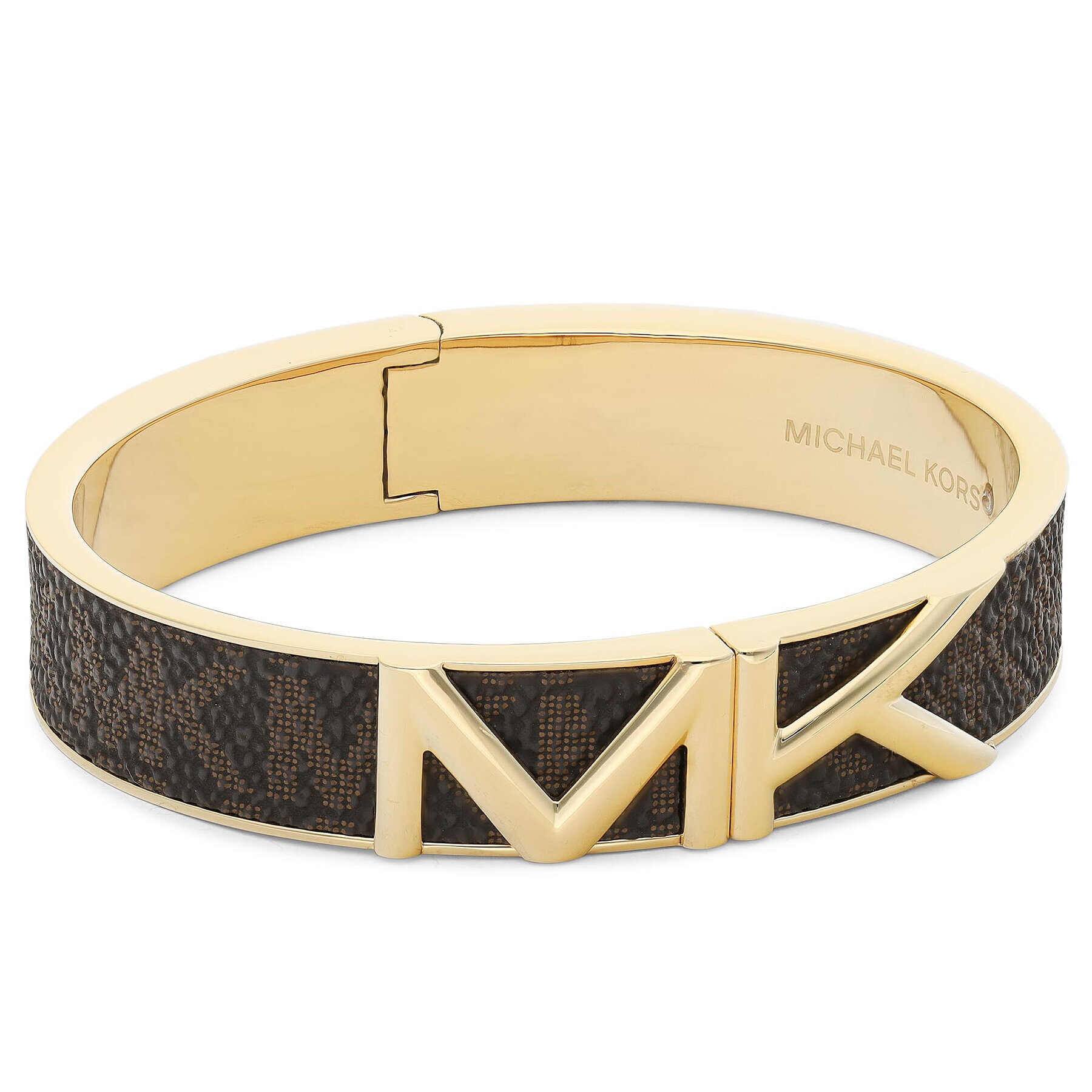 Michael Kors Brățară Mott Gold-Tone Logo Bangle MKJ7720710 Maro - Pled.ro