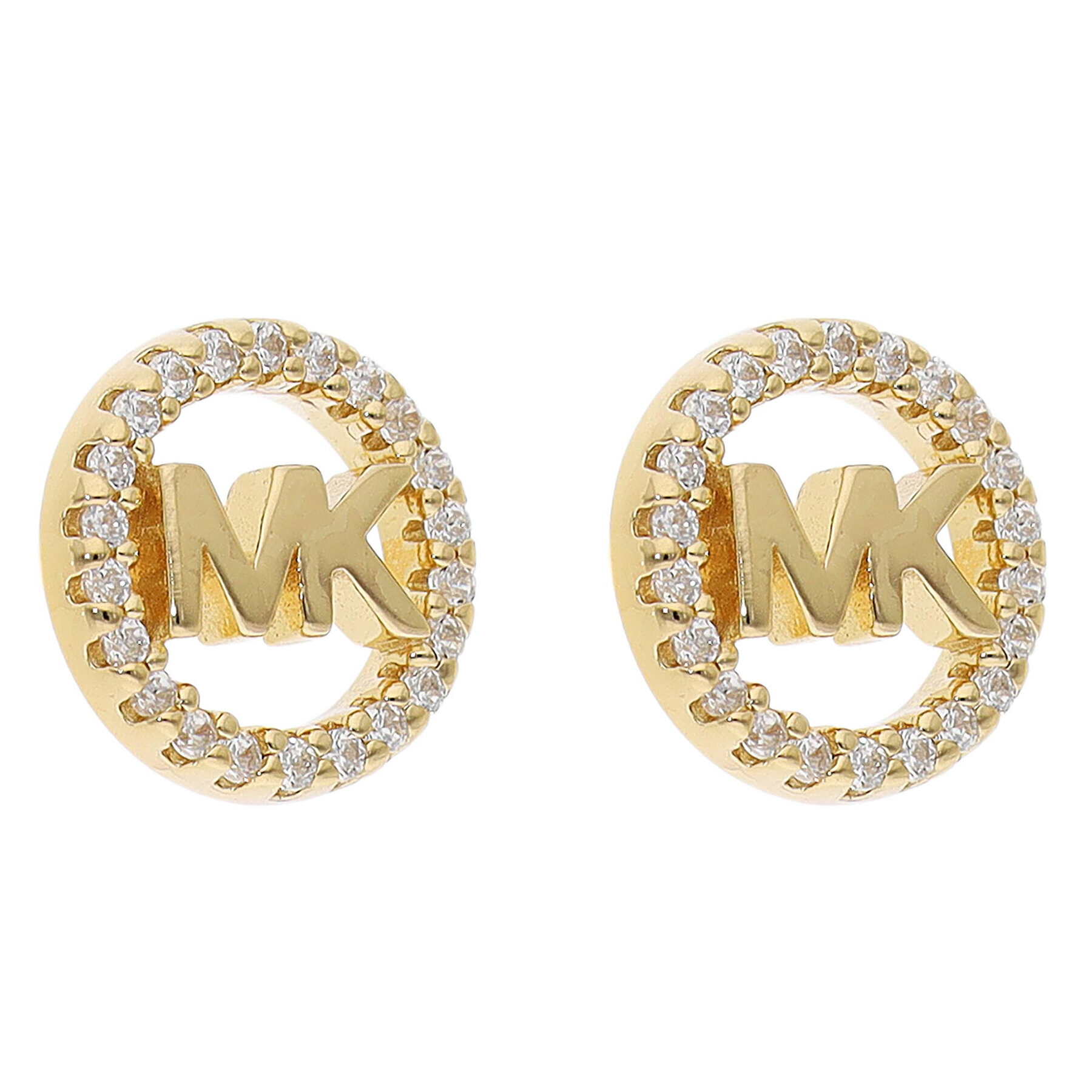 Michael Kors Cercei Logo Circle Stud MKC1247AN710 Auriu - Pled.ro