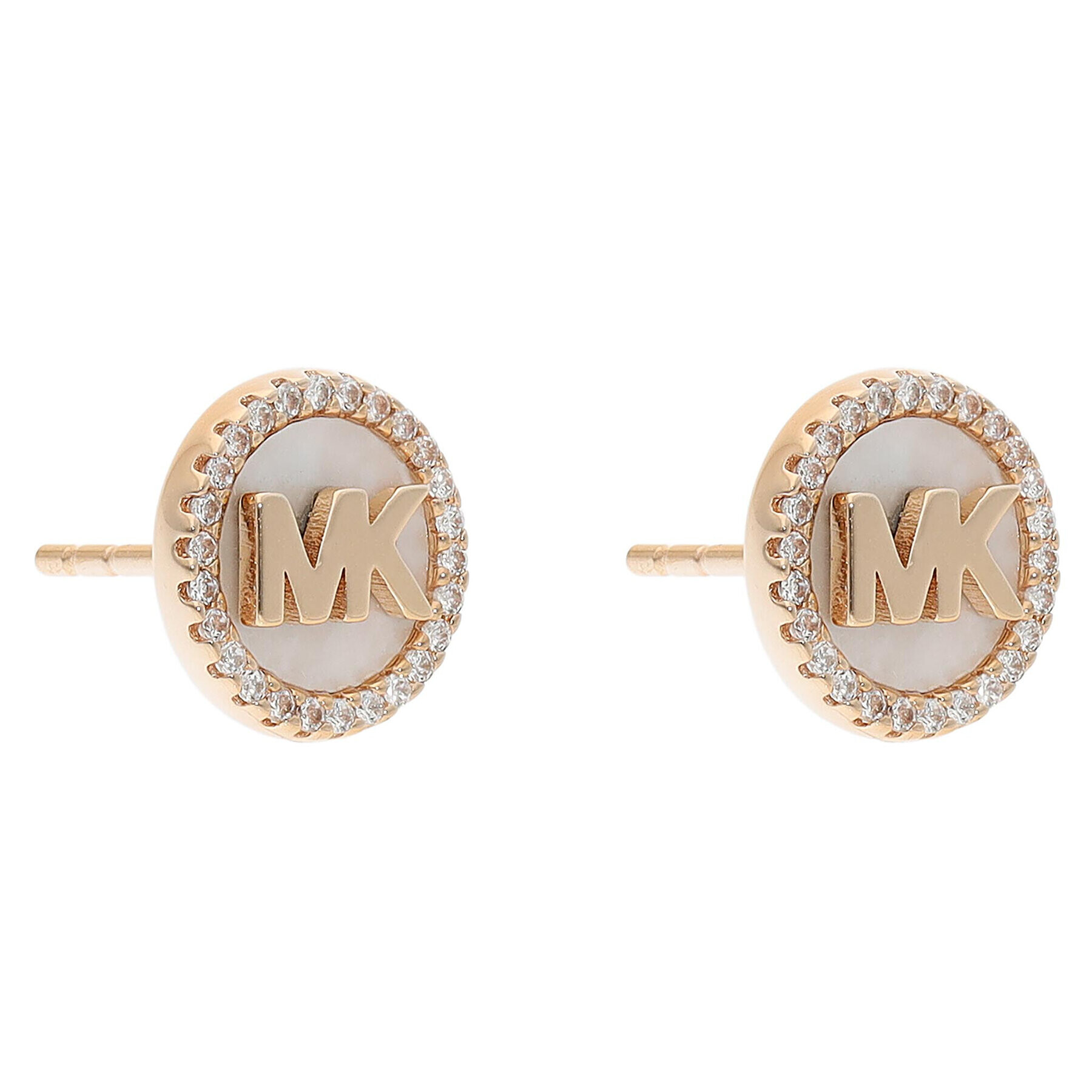 Michael Kors Cercei Mop Logo Stud MKC1329AH791 Auriu - Pled.ro