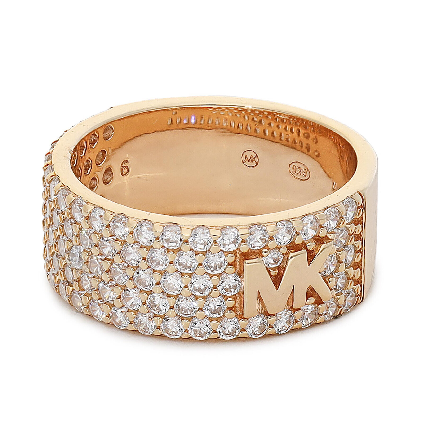 Michael Kors Inel Pave Ring MKC1555AN791 Roz - Pled.ro