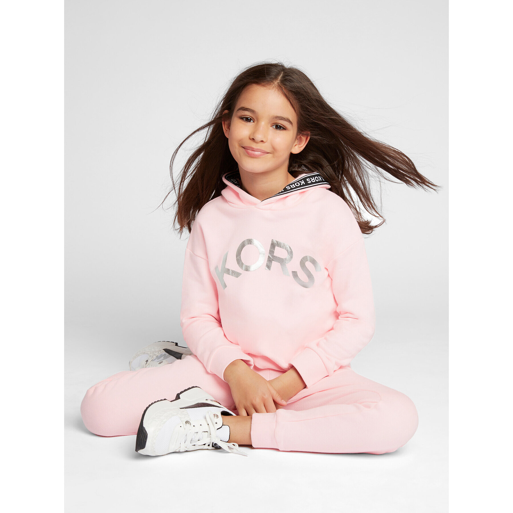 MICHAEL KORS KIDS Bluză R15173 S Roz Regular Fit - Pled.ro