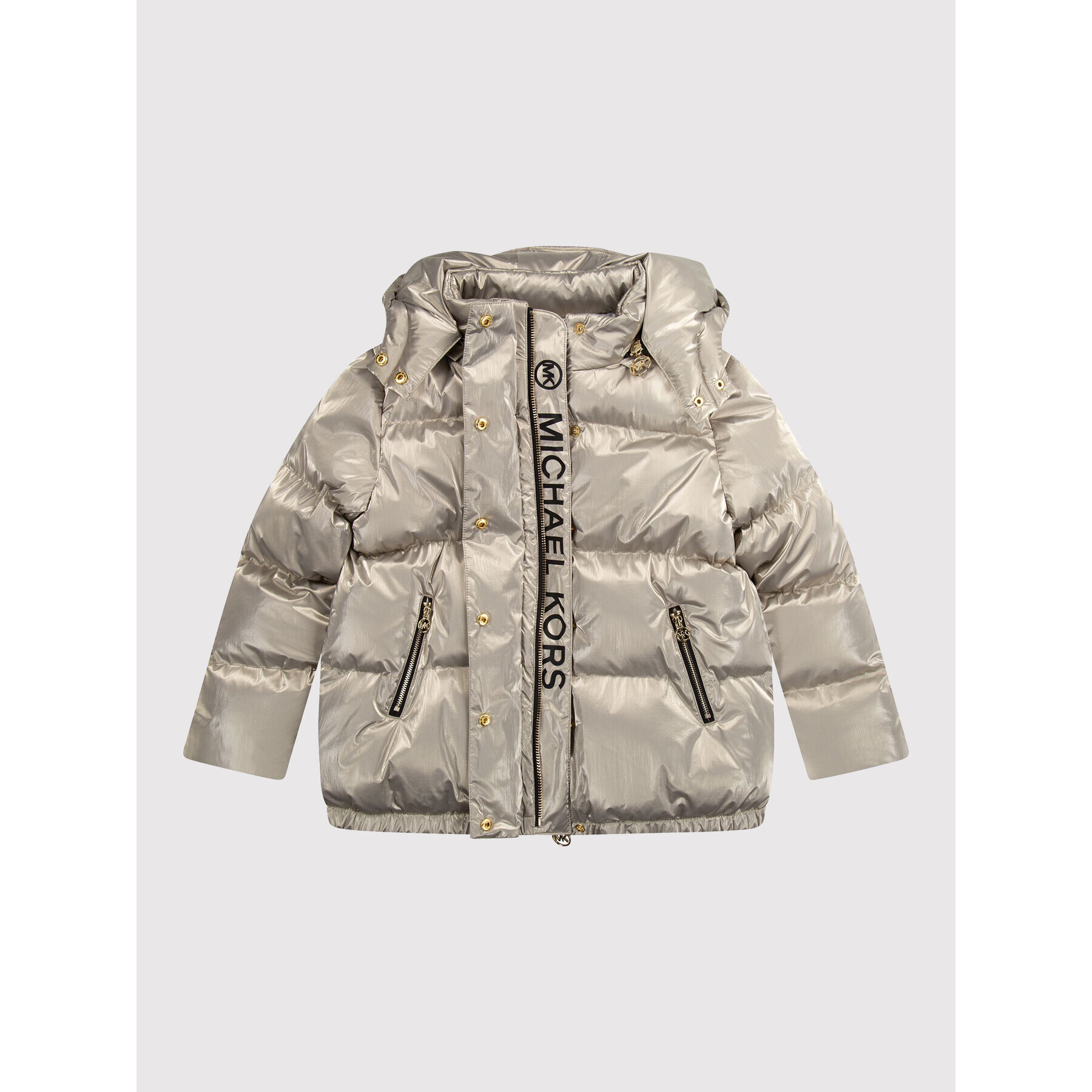 MICHAEL KORS KIDS Geacă din puf R16111 S Auriu Regular Fit - Pled.ro