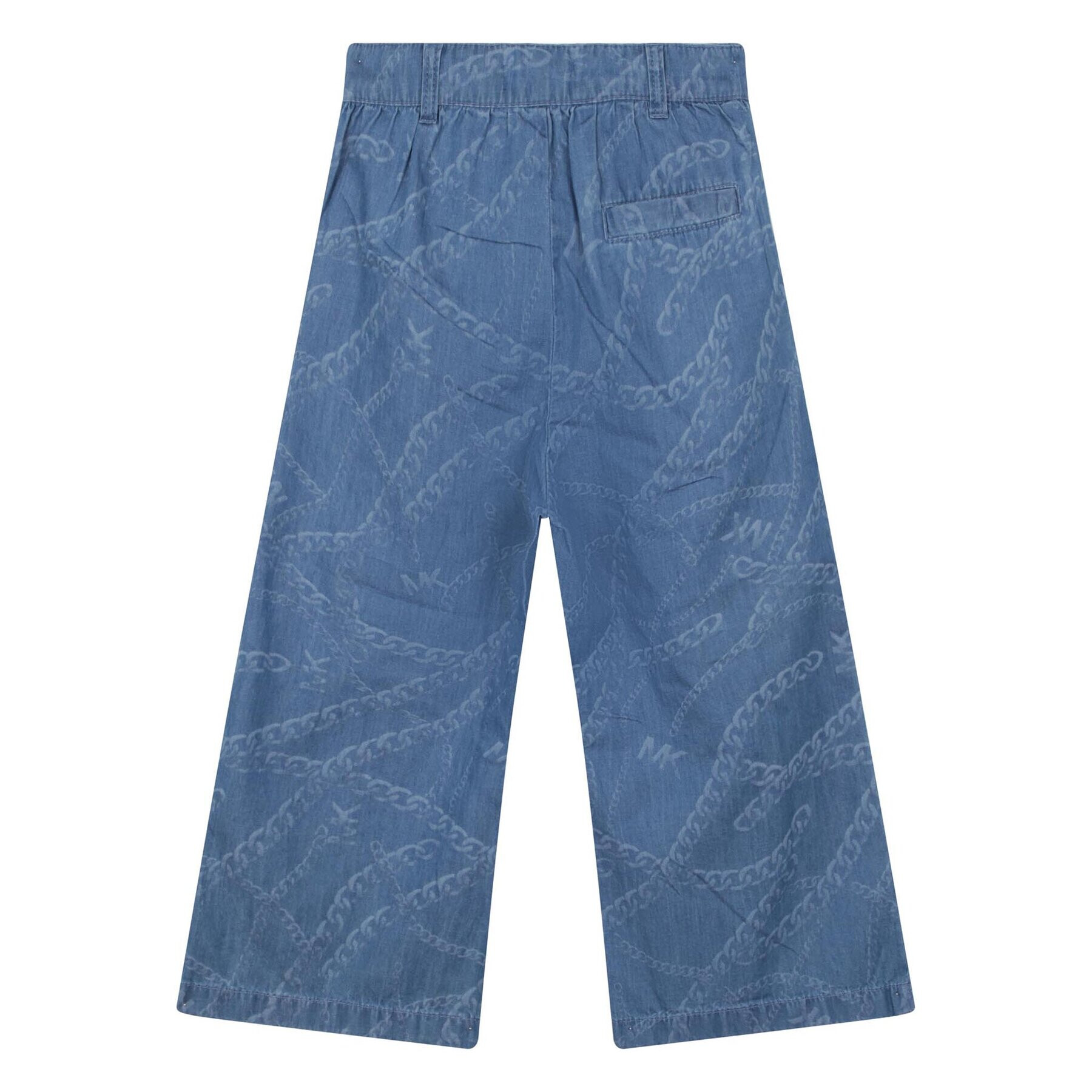 MICHAEL KORS KIDS Pantaloni din material R14145 S Albastru Loose Fit - Pled.ro