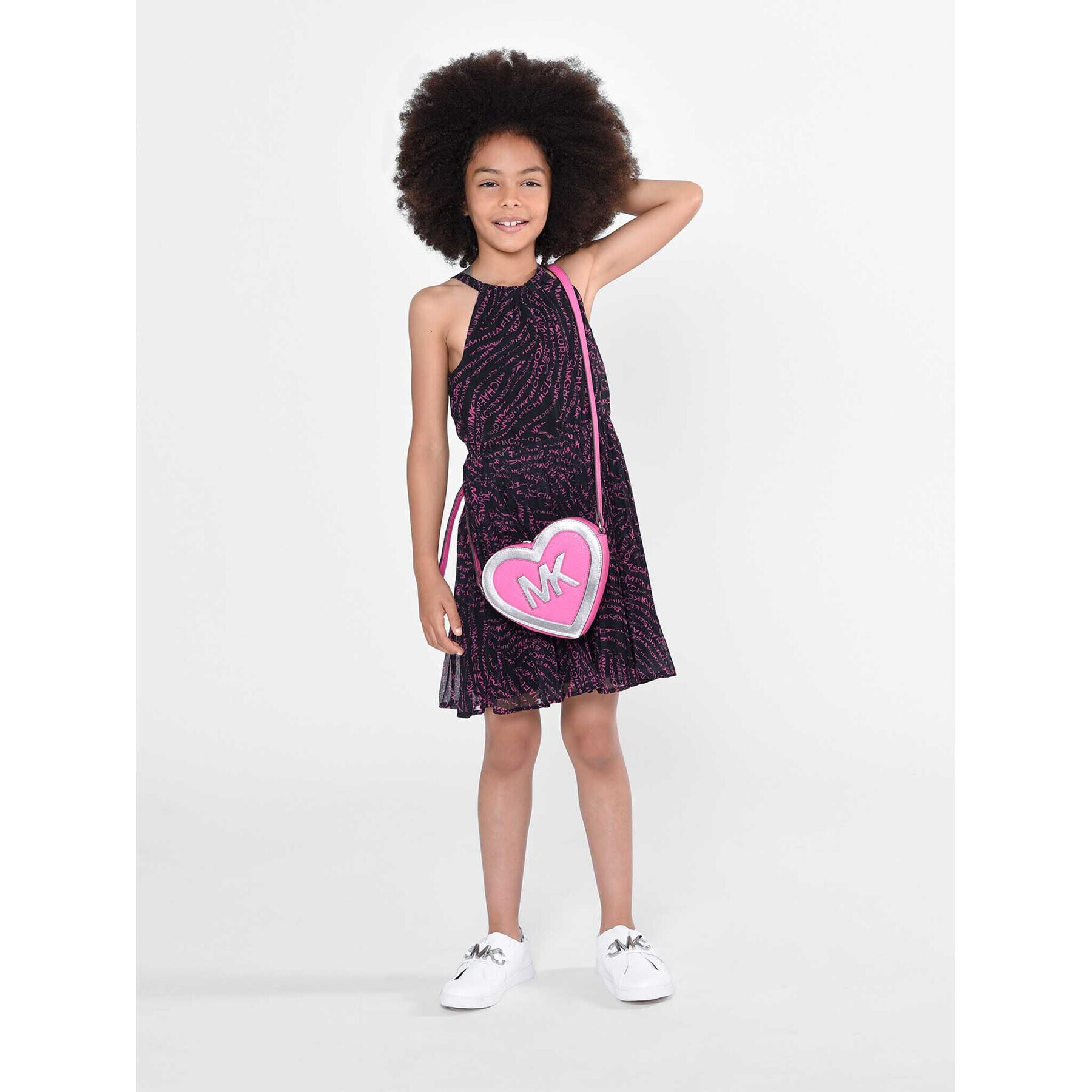 MICHAEL KORS KIDS Rochie elegantă R12152 S Negru Regular Fit - Pled.ro