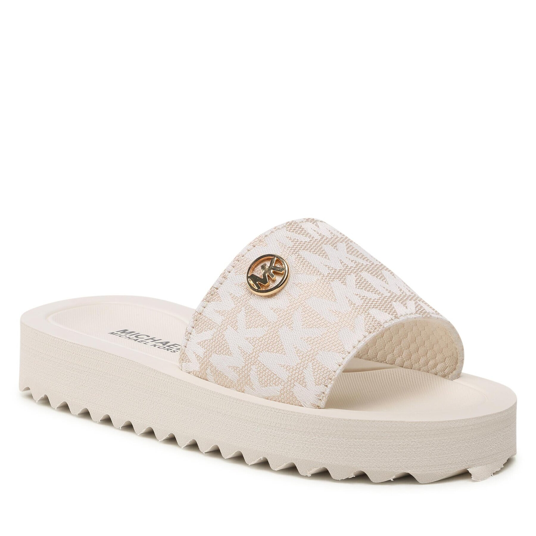 MICHAEL KORS KIDS Șlapi Stelo MK100649C Écru - Pled.ro