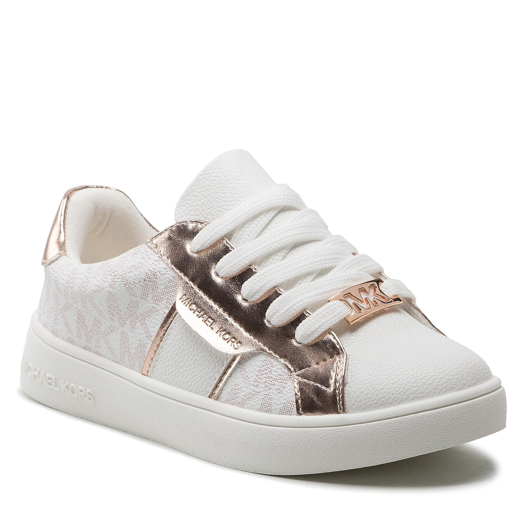 MICHAEL KORS KIDS Sneakers Jem Selene MK100532 Alb - Pled.ro