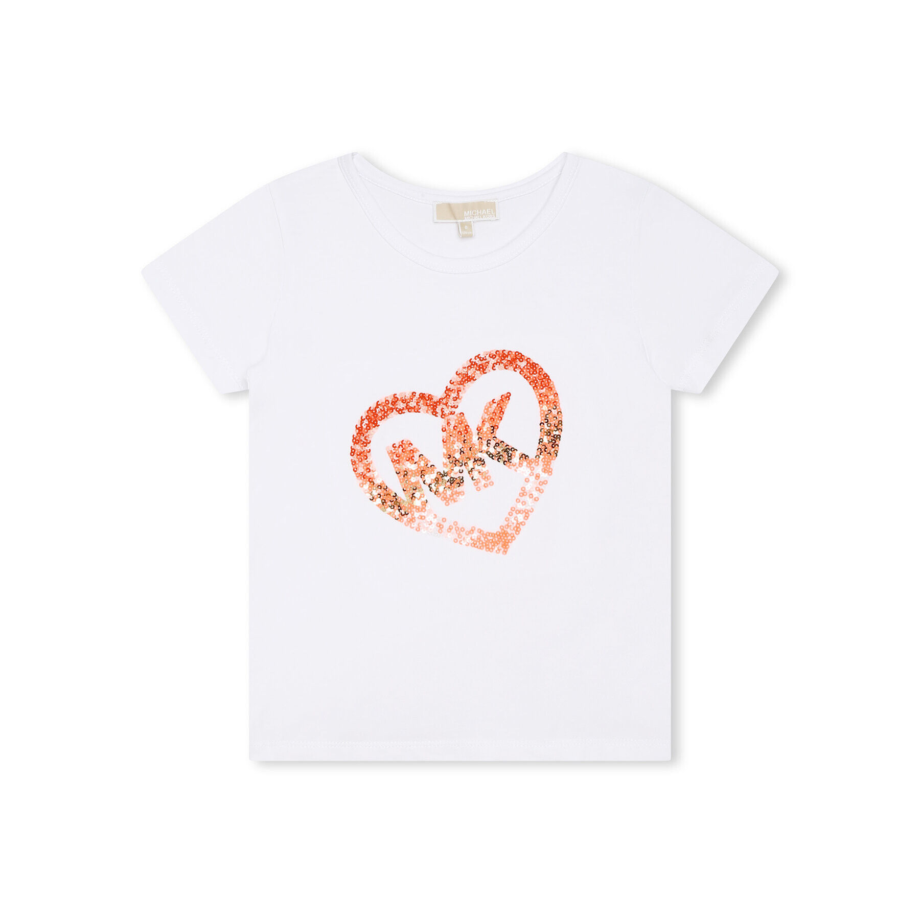 MICHAEL KORS KIDS Tricou R15185 S Alb Regular Fit - Pled.ro