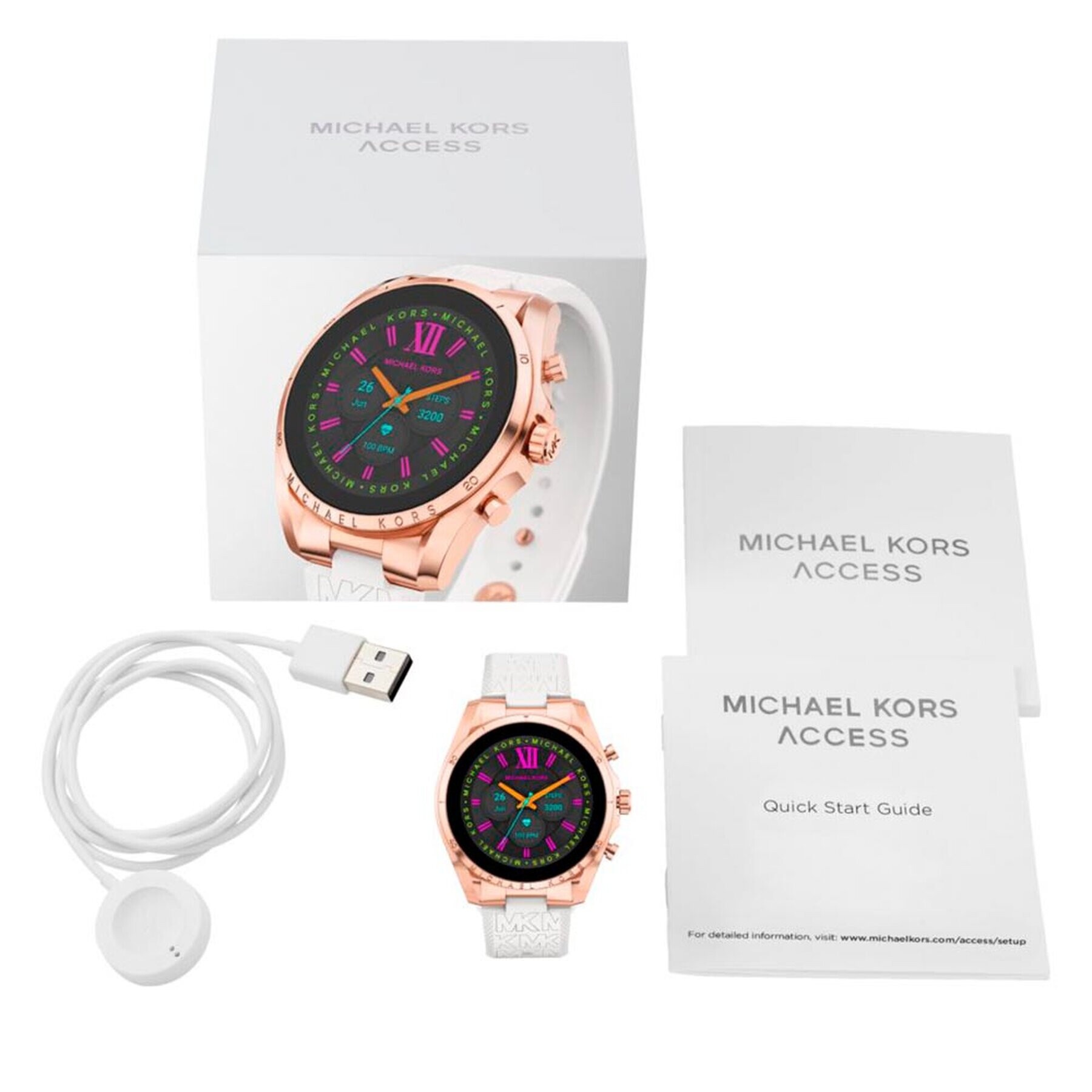 Michael Kors Smartwatch Gen 6 Bradshaw MKT5153 Alb - Pled.ro