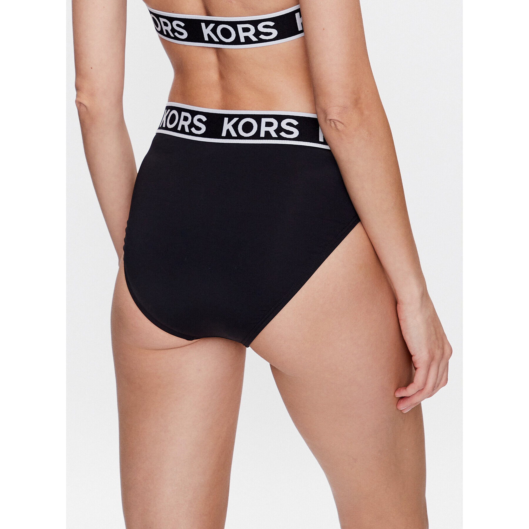 MICHAEL Michael Kors Bikini partea de jos Logo MM2M512 Negru - Pled.ro